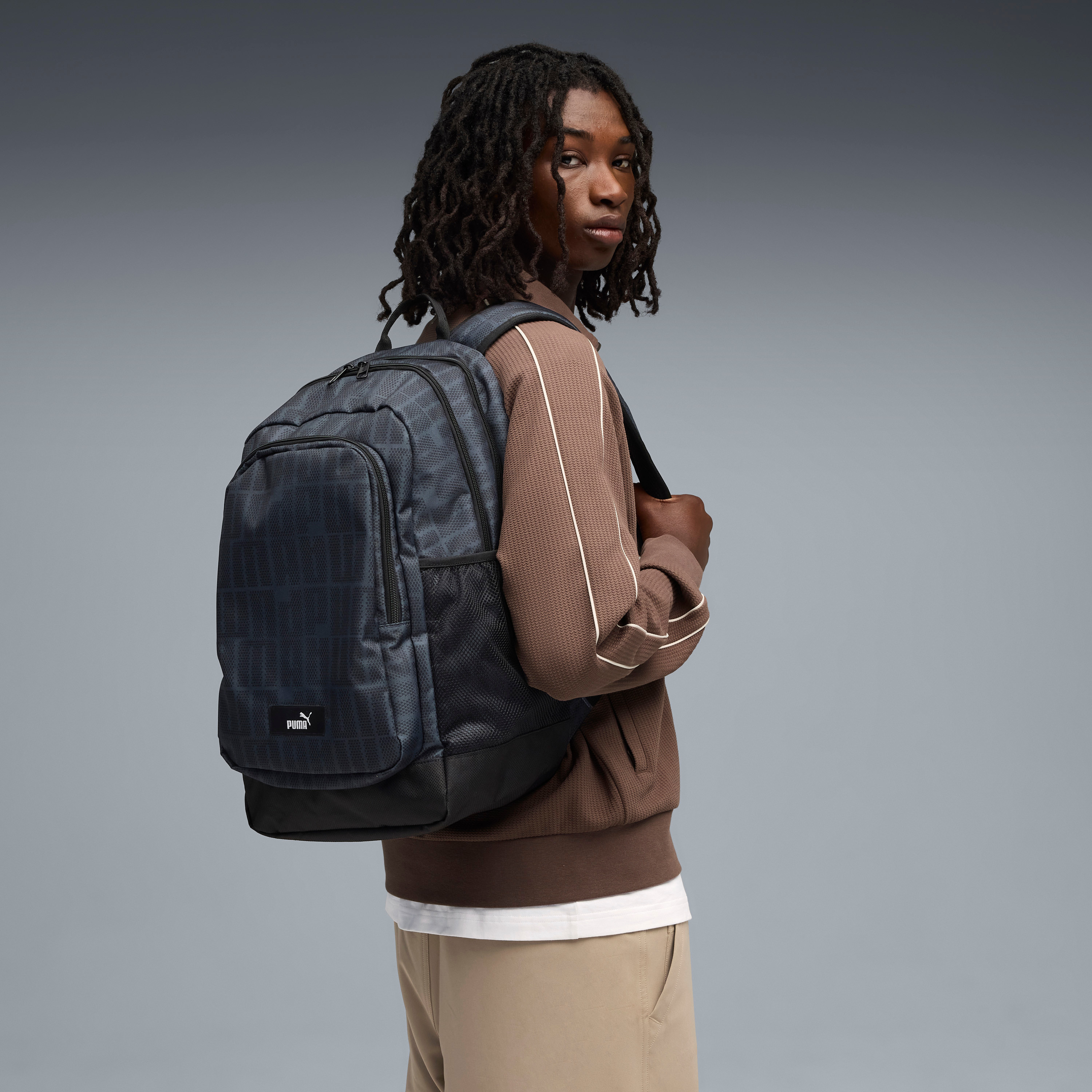شنطة ظهر مدرسية بطبعات وأحزمة قابلة للتعديل وسحاب إغلاق من بوما - 15x29x43 سم-school-bagsandbackpacks-backpacks-image-2
