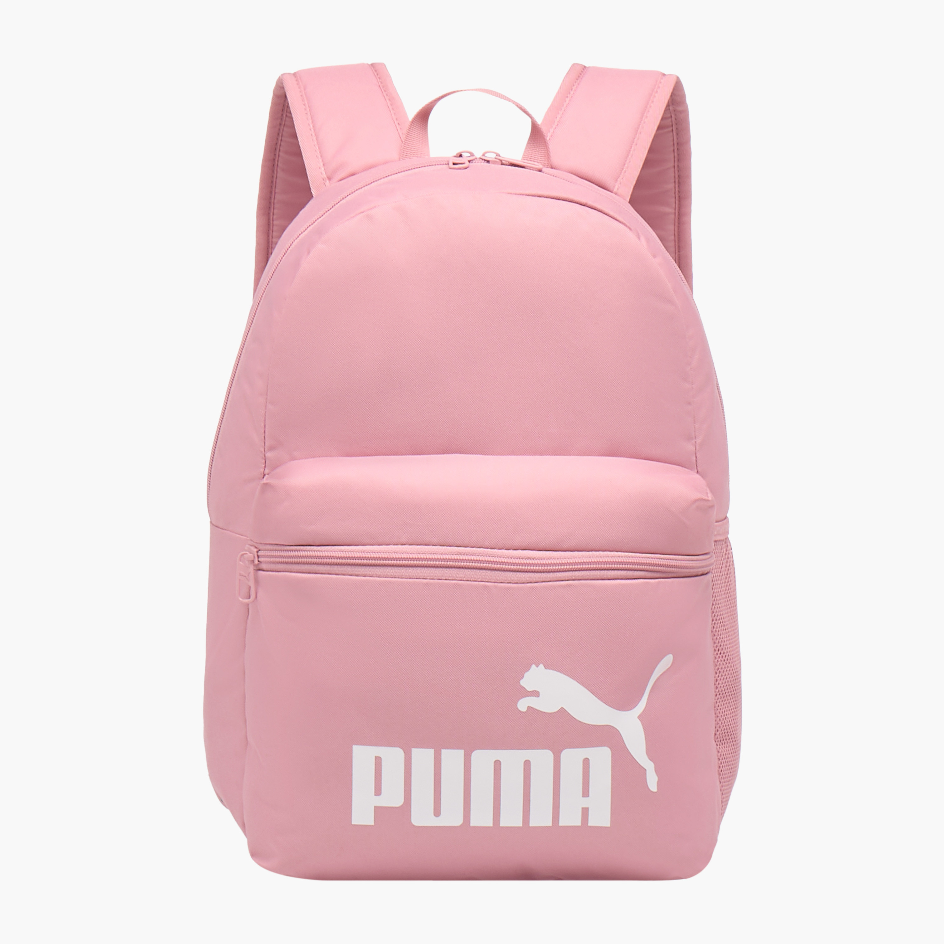 Puma Logo Print School Backpack with Adjustable Straps and Zip Closure-school-bagsandbackpacks-backpacks-image-1