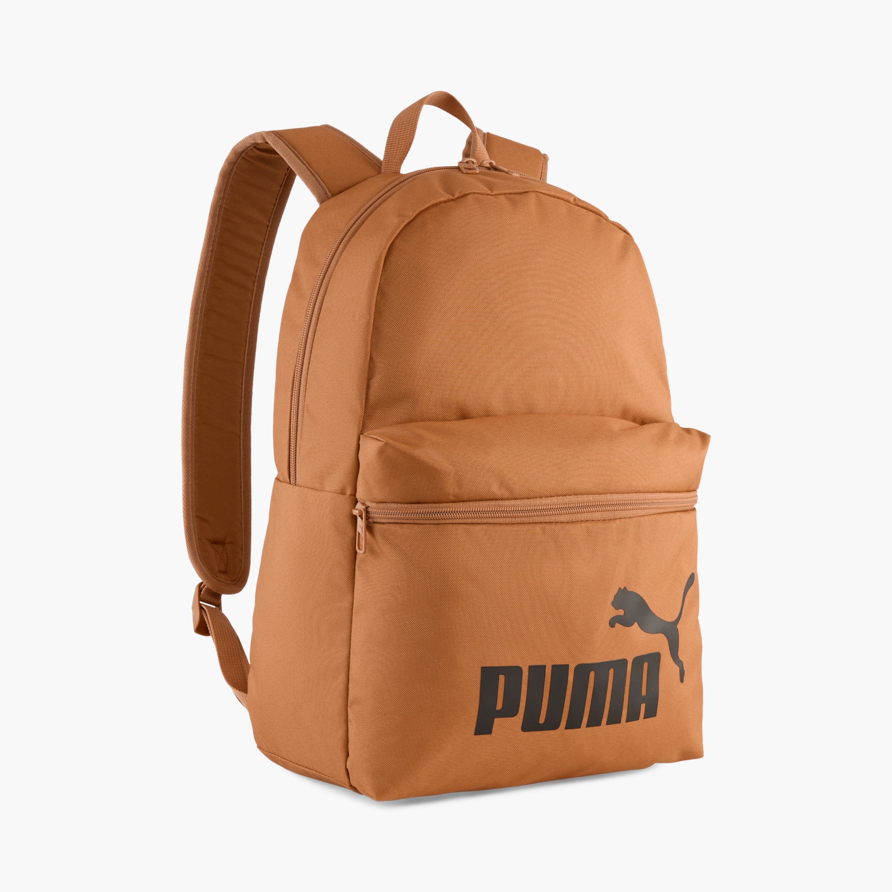 Puma Logo Print School Backpack with Adjustable Shoulder Straps and Zip Closure-school-bagsandbackpacks-backpacks-image-1