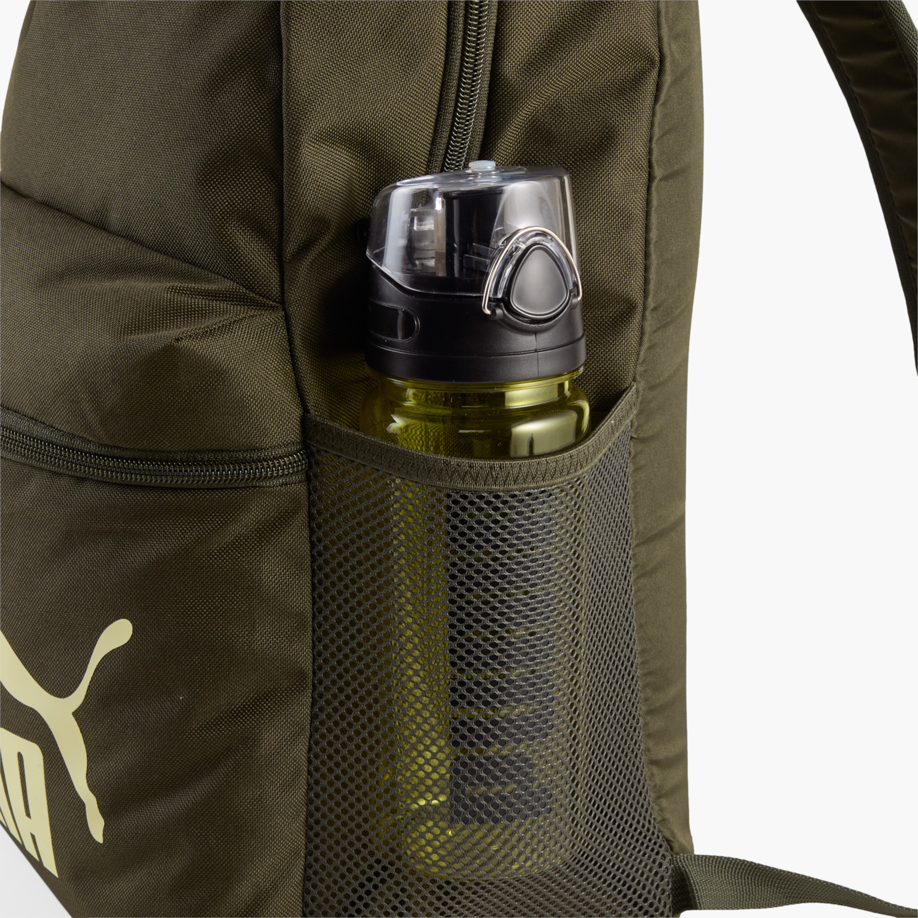 Puma Logo Print School Backpack with Adjustable Straps and Zip Closure-school-bagsandbackpacks-backpacks-image-3