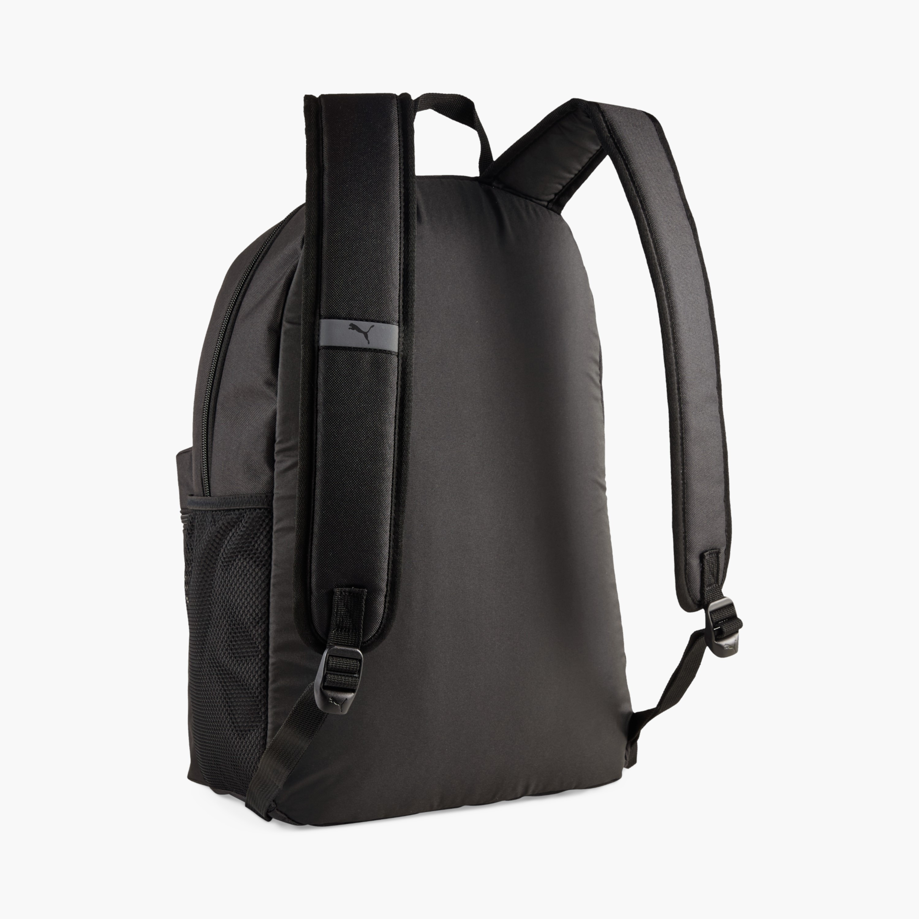 Puma Logo Print School Backpack with Adjustable Shoulder Straps and Zip Closure-school-bagsandbackpacks-backpacks-image-2