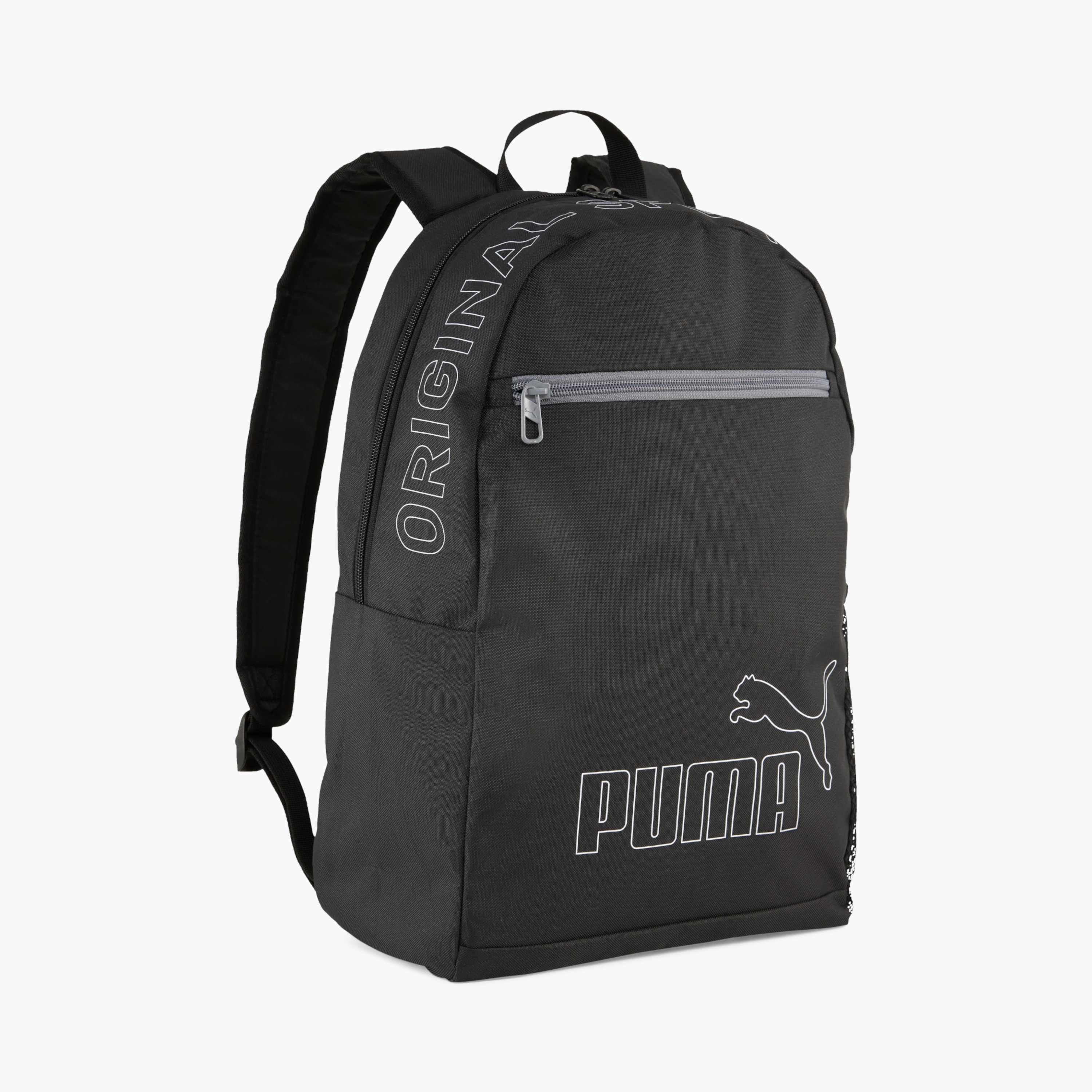 شنطة ظهر مدرسية بطبعات شعار وحمالات قابلة للتعديل وسحاب إغلاق من بوما-school-bagsandbackpacks-backpacks-image-1