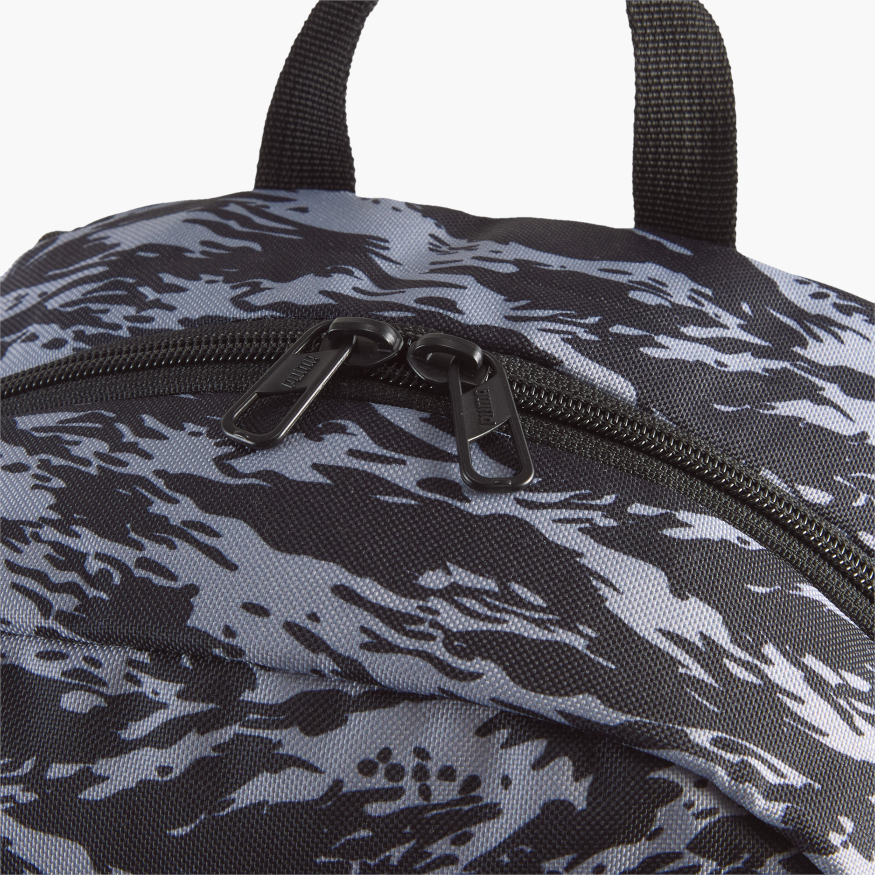 Puma Logo Print School Backpack with Adjustable Straps and Zip Closure-school-bagsandbackpacks-backpacks-image-4