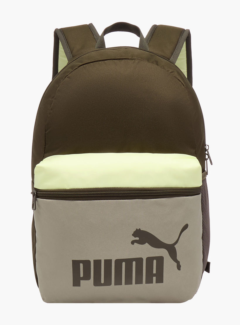 شنطة مدرسية بطبعات شعار مع حمّالات قابلة للتعديل وسحّاب إغلاق من بوما-boys-accessories-bagsandbackpacks-image-1