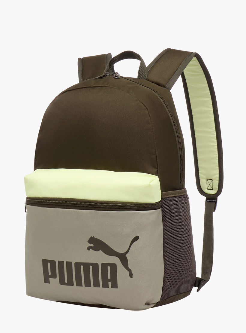 شنطة مدرسية بطبعات شعار مع حمّالات قابلة للتعديل وسحّاب إغلاق من بوما-boys-accessories-bagsandbackpacks-image-2