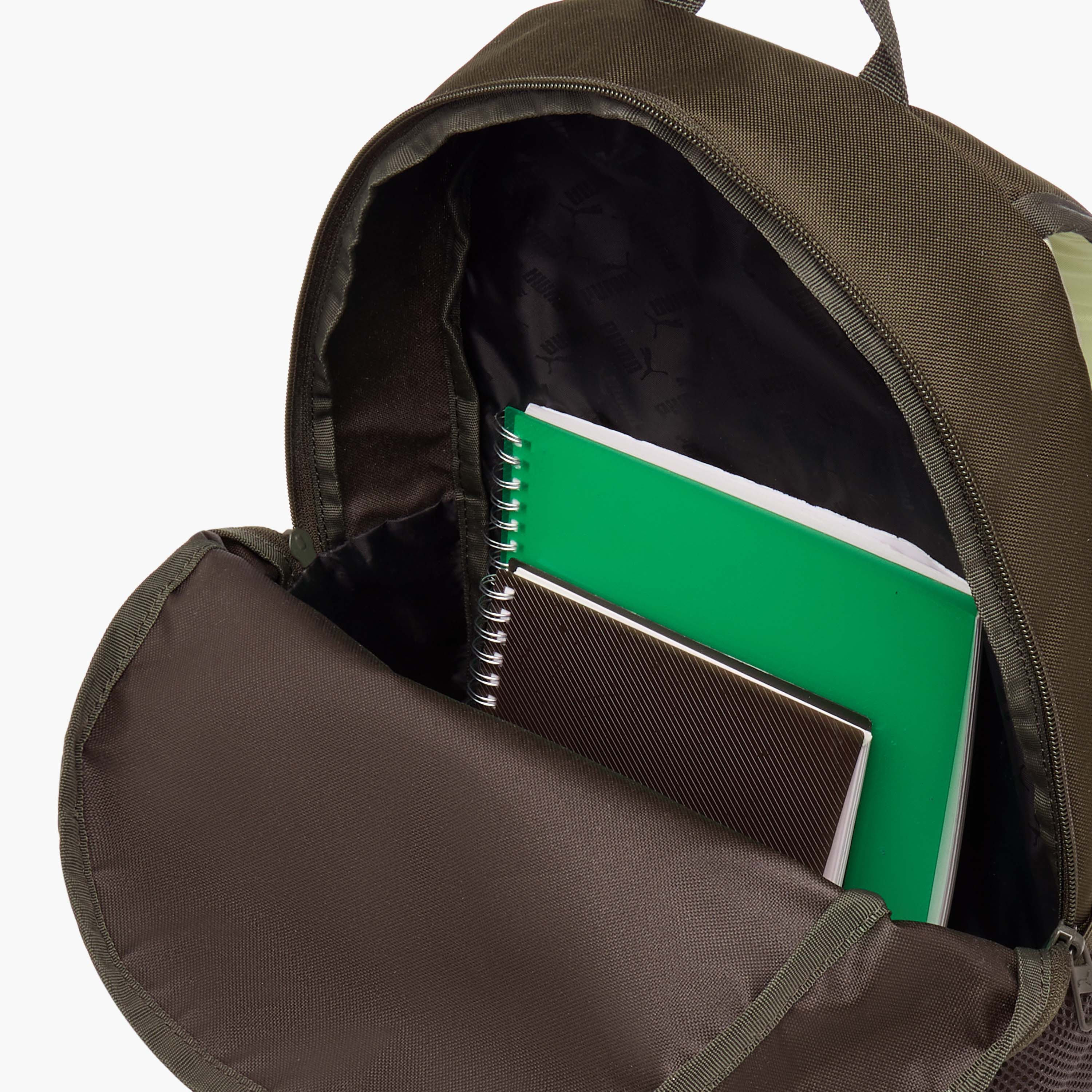شنطة مدرسية بطبعات شعار مع حمّالات قابلة للتعديل وسحّاب إغلاق من بوما-boys-accessories-bagsandbackpacks-image-7