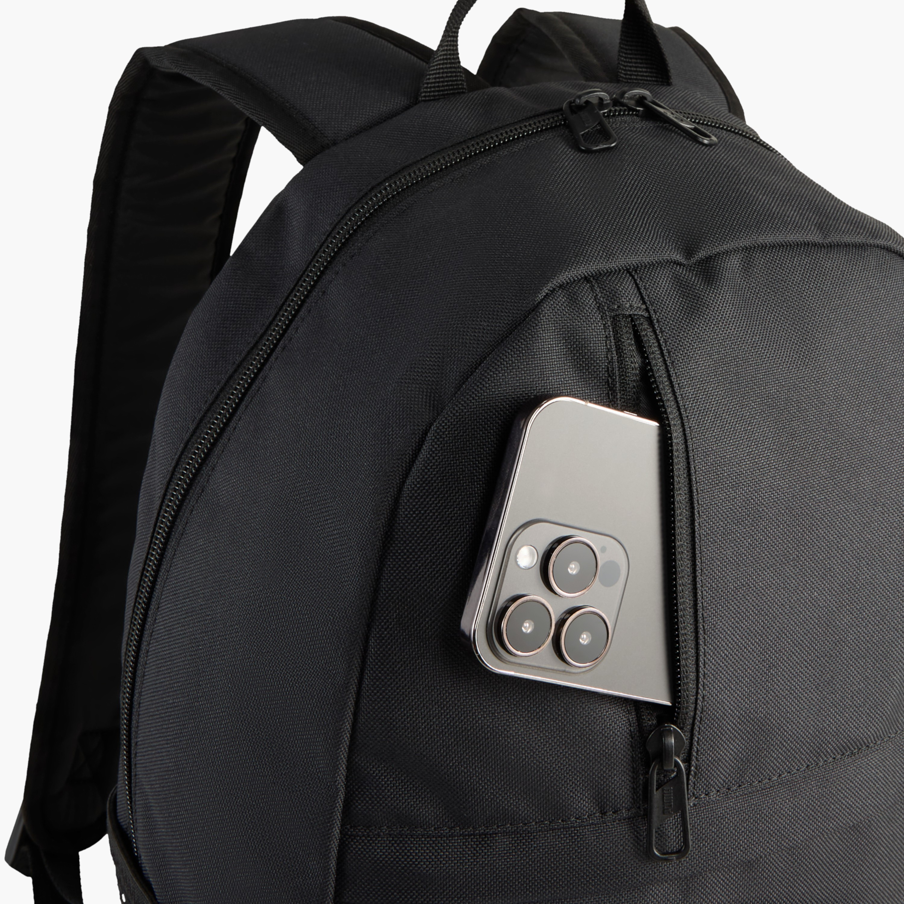 Puma Logo Print School Backpack with Adjustable Straps and Zip Closure-school-bagsandbackpacks-backpacks-image-5