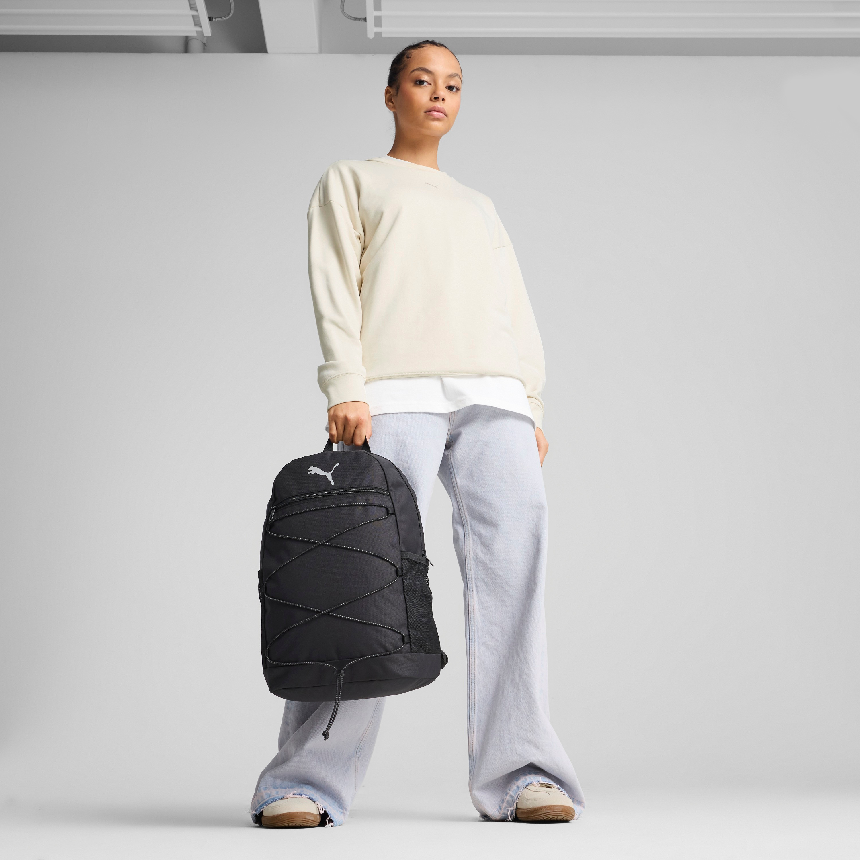 شنطة ظهر مدرسية سادة بأحزمة كتف قابلة للتعديل من بوما-school-bagsandbackpacks-backpacks-image-2