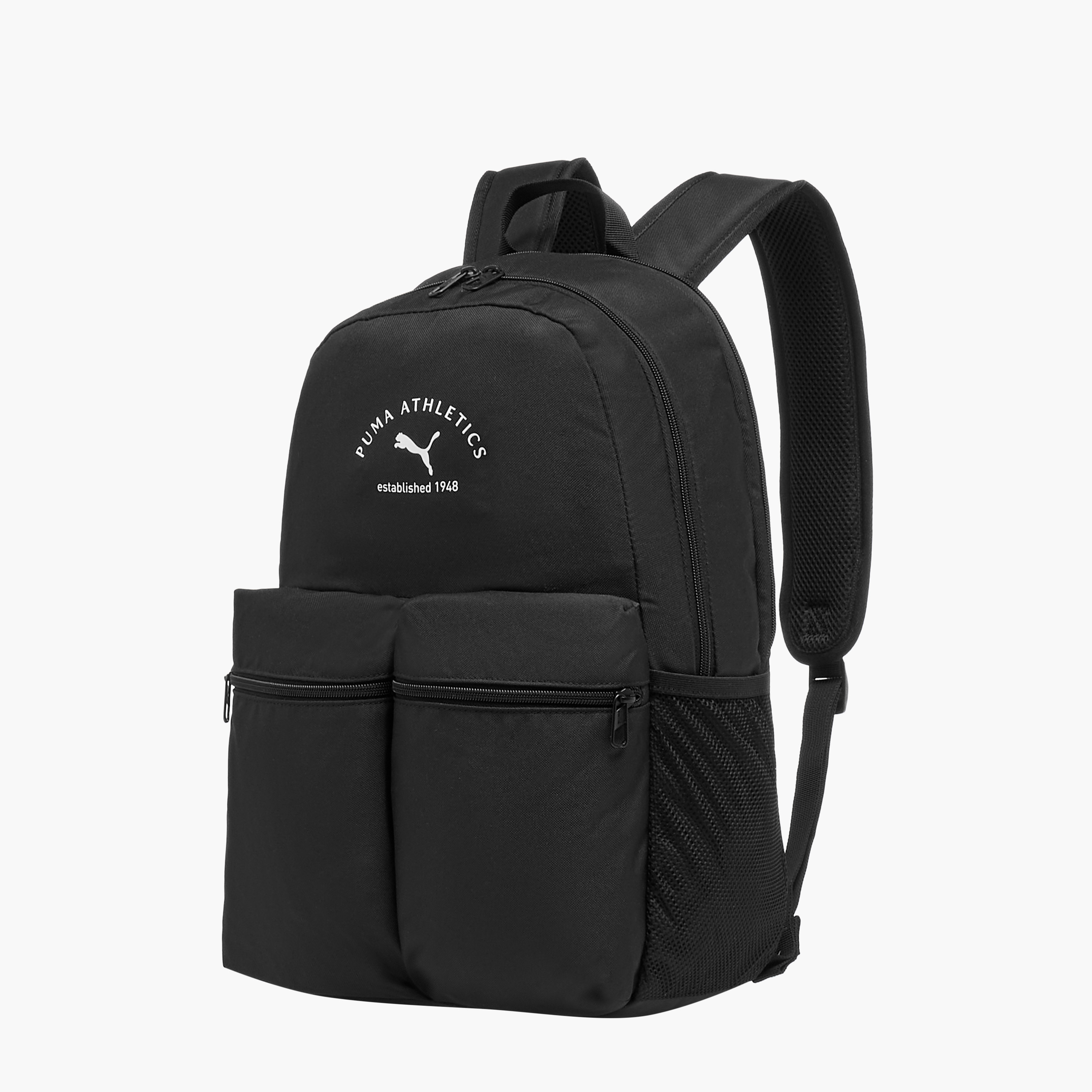 Puma Logo Print School Backpack with Adjustable Straps - 16x32x45 cm-school-bagsandbackpacks-backpacks-image-2
