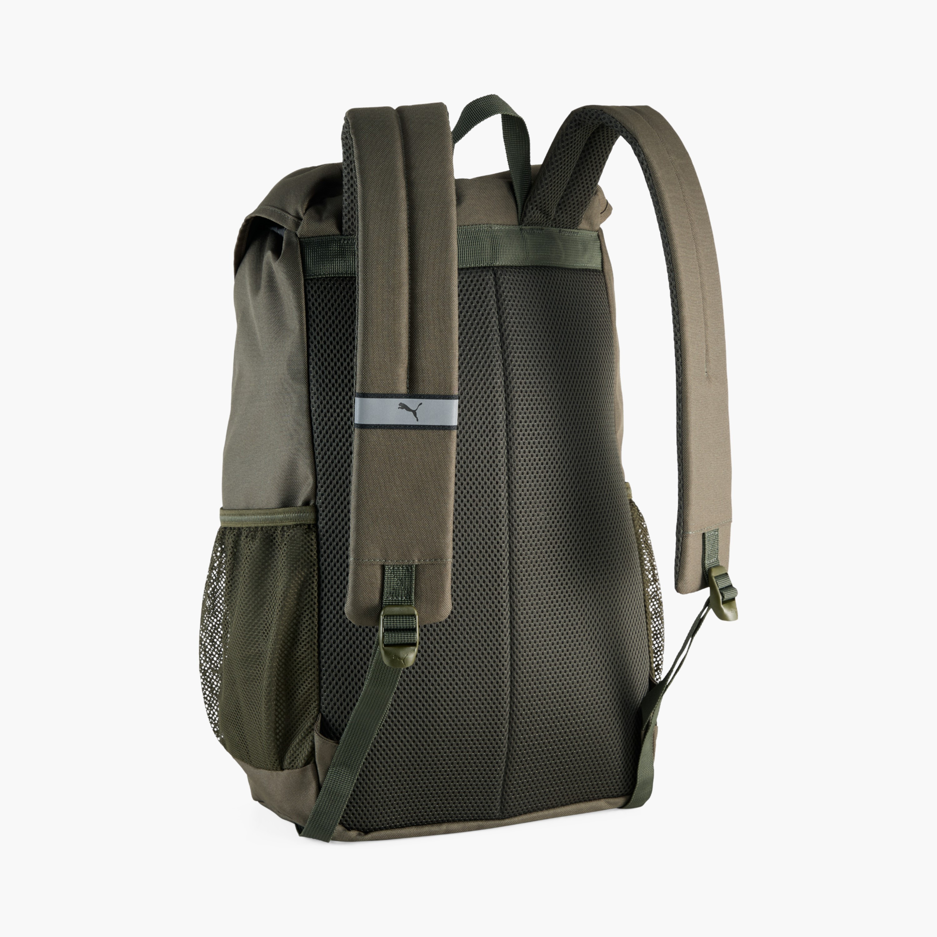 Puma Logo Print School Backpack with Adjustable Shoulder Straps and Side Release Buckle Closure-school-bagsandbackpacks-backpacks-image-2