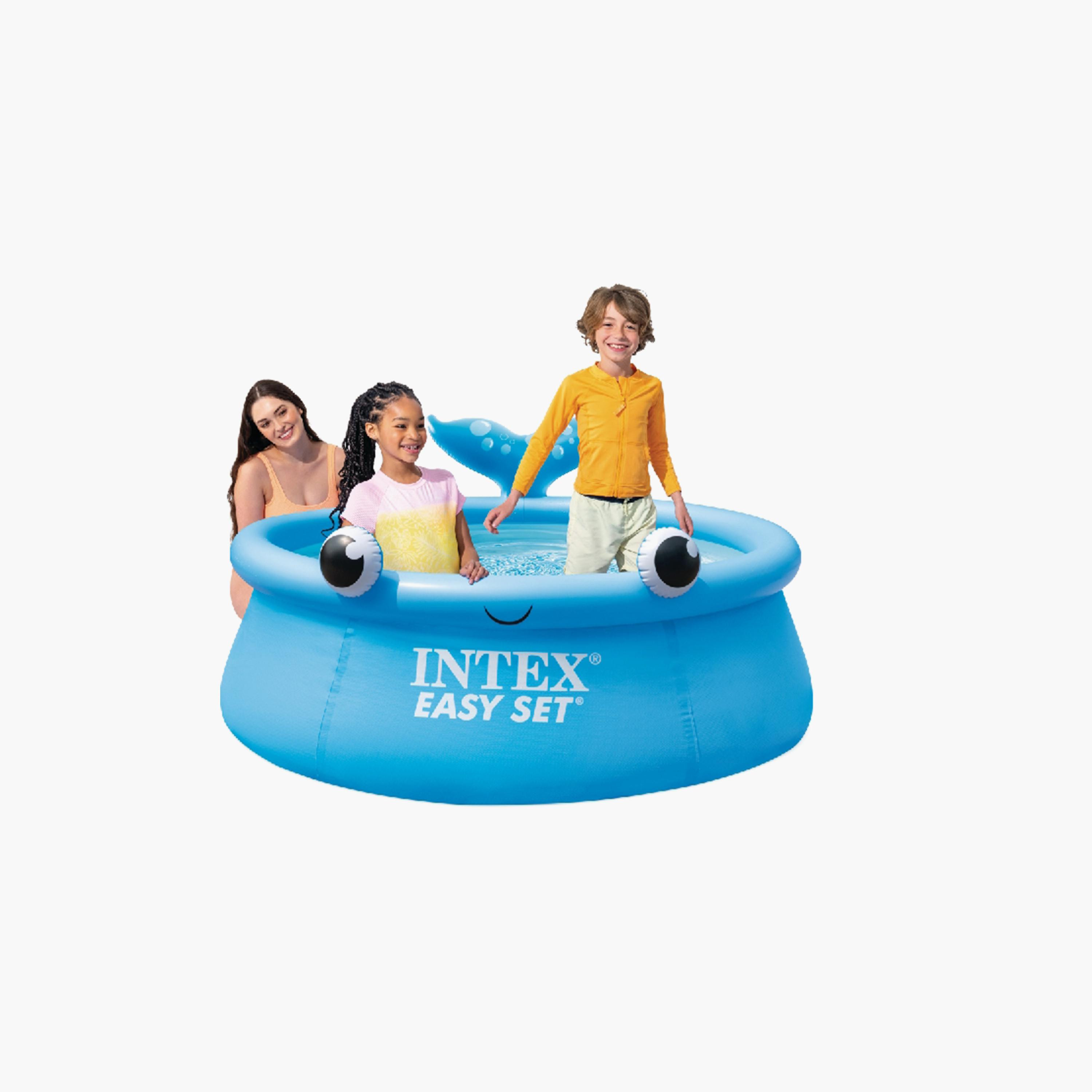 Intex Easy Set Jolly Whale Inflatable Pool - 6 x 6 x 1.8 ft-toys-outdoor-poolandbeach-pools-image-2