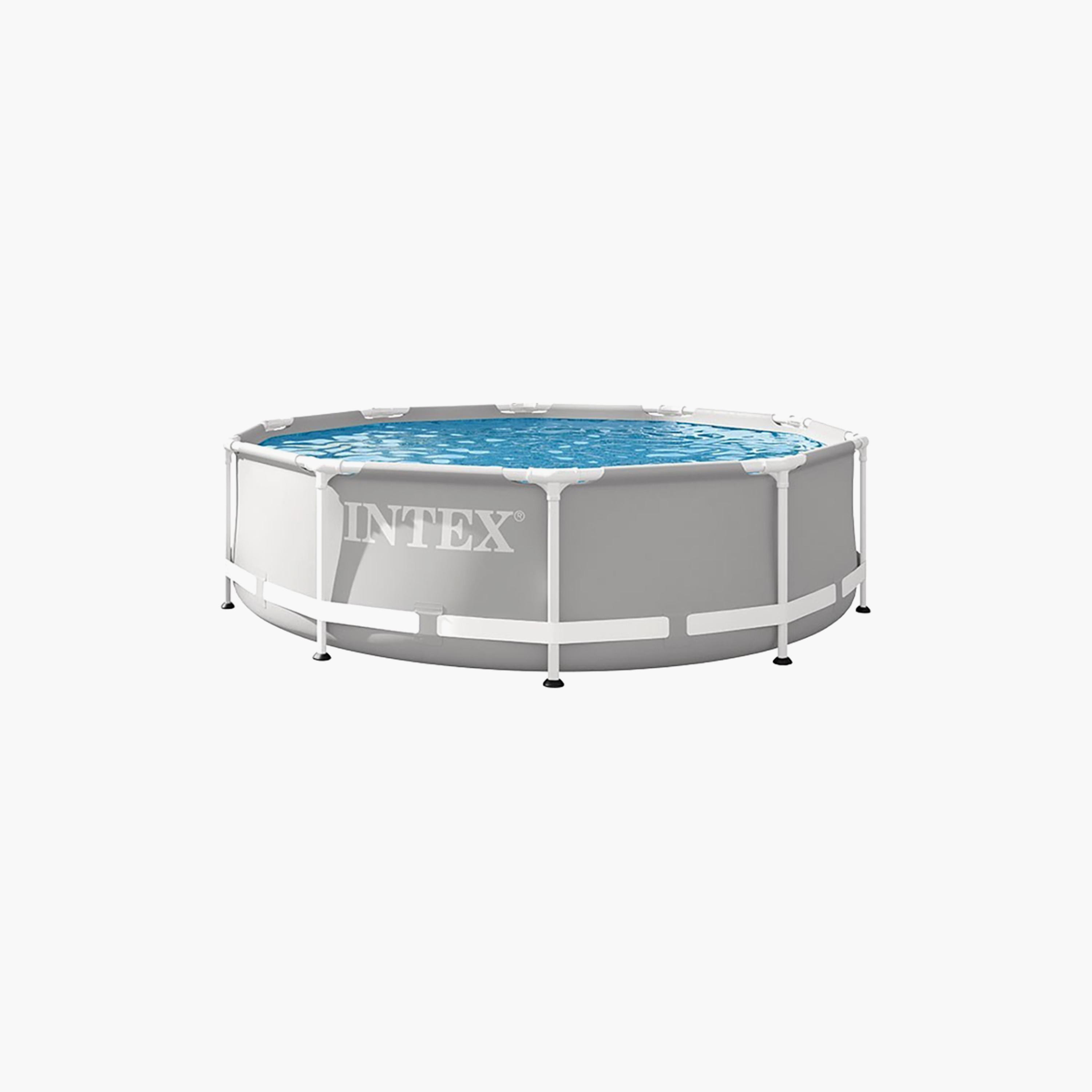 Intex Prism Frame Premium Pool Set - 10 x 10 x 2.5 ft-toys-outdoor-poolandbeach-floatsandboats-image-1