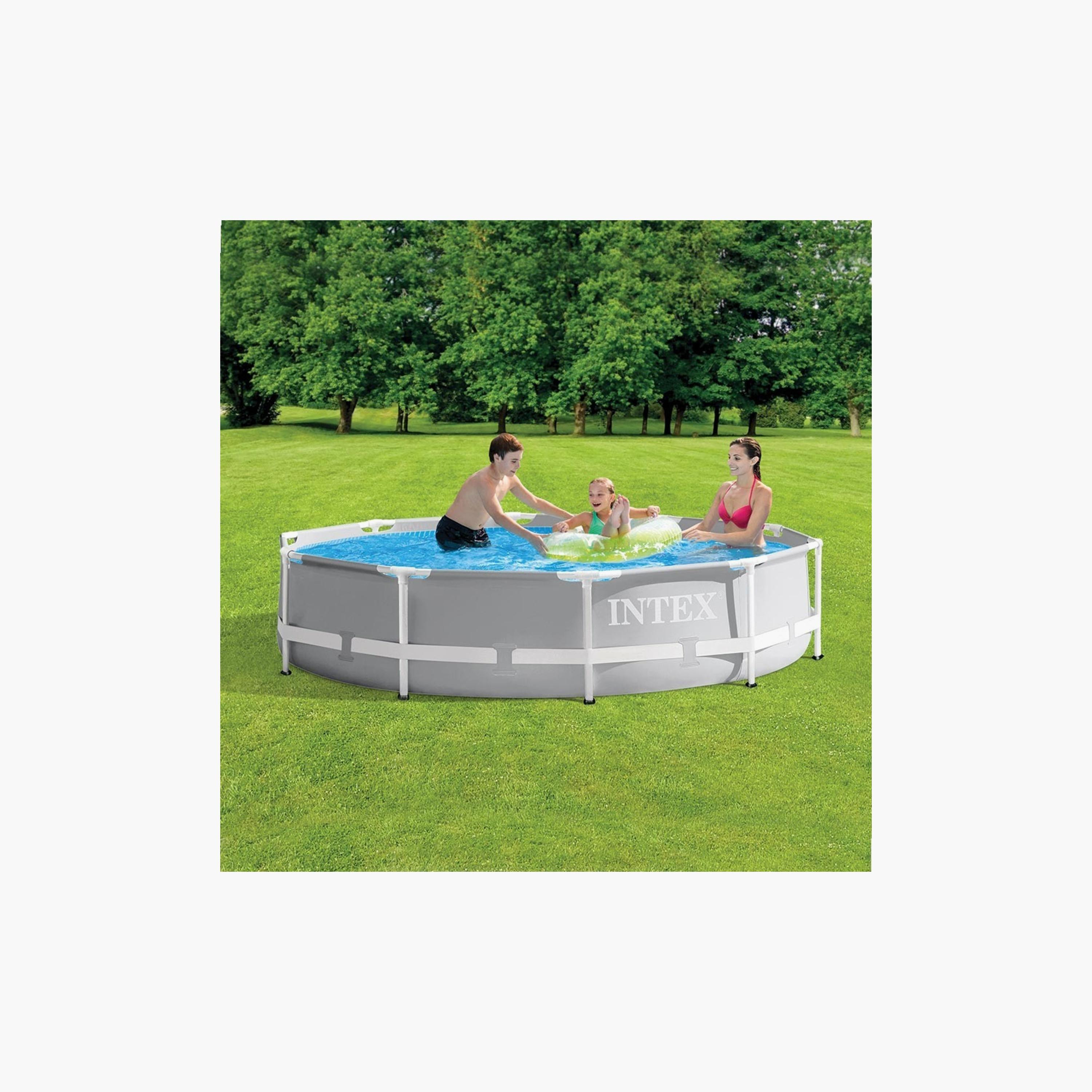 Intex Prism Frame Premium Pool Set - 10 x 10 x 2.5 ft-toys-outdoor-poolandbeach-floatsandboats-image-3