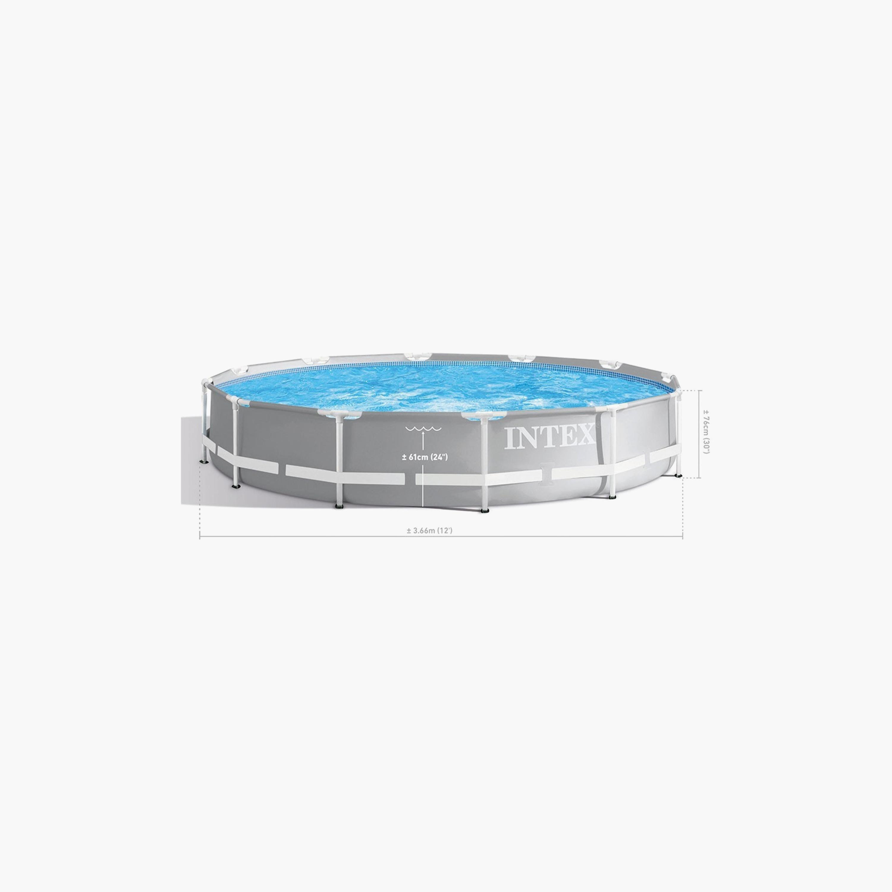 Intex Prism Frame Premium Pool Set - 12 x 12 x 2.5 ft-toys-outdoor-poolandbeach-floatsandboats-image-4