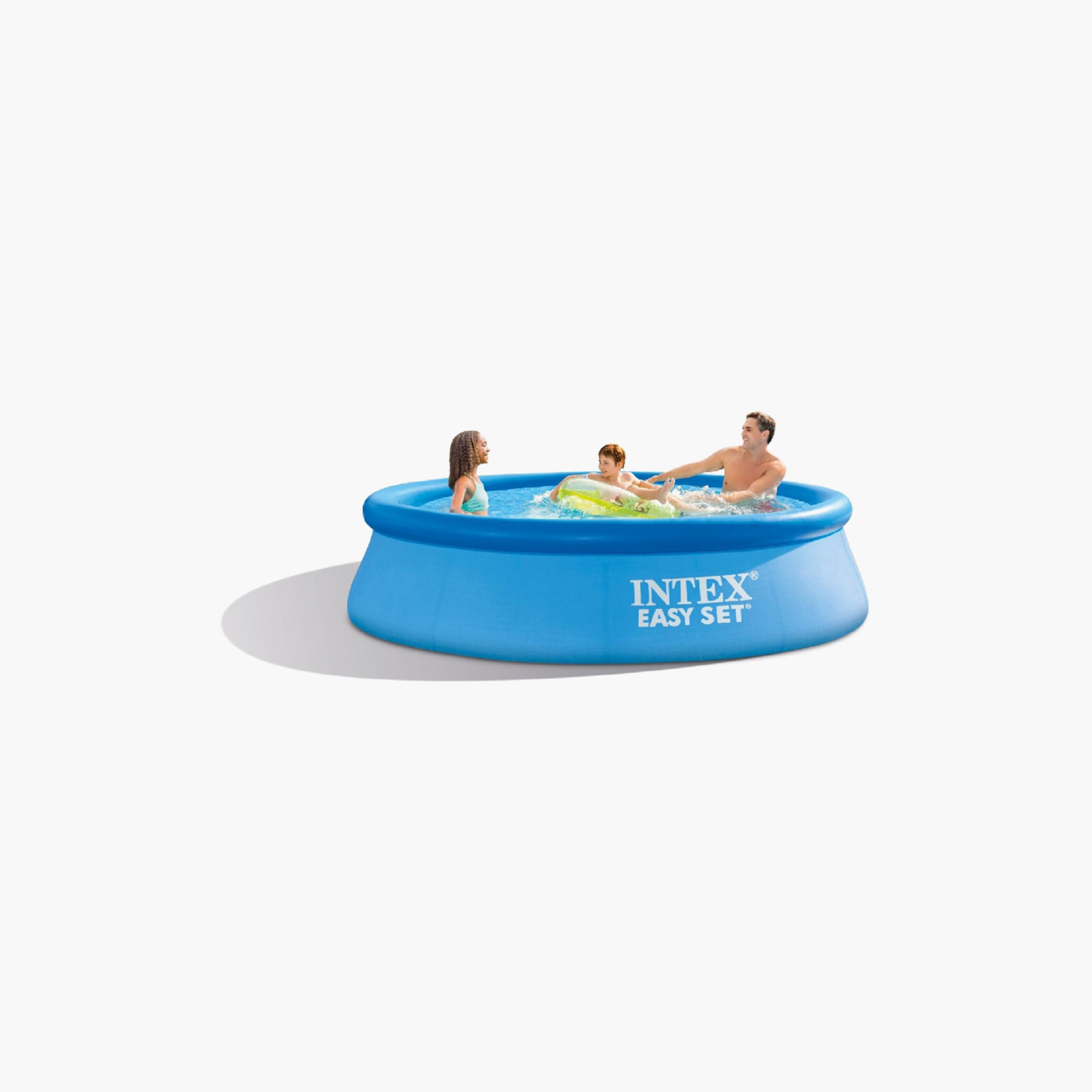 Intex Easy Set Inflatable Pool with Pump - 10 x 10 x 2.5 ft-toys-outdoor-poolandbeach-pools-image-2