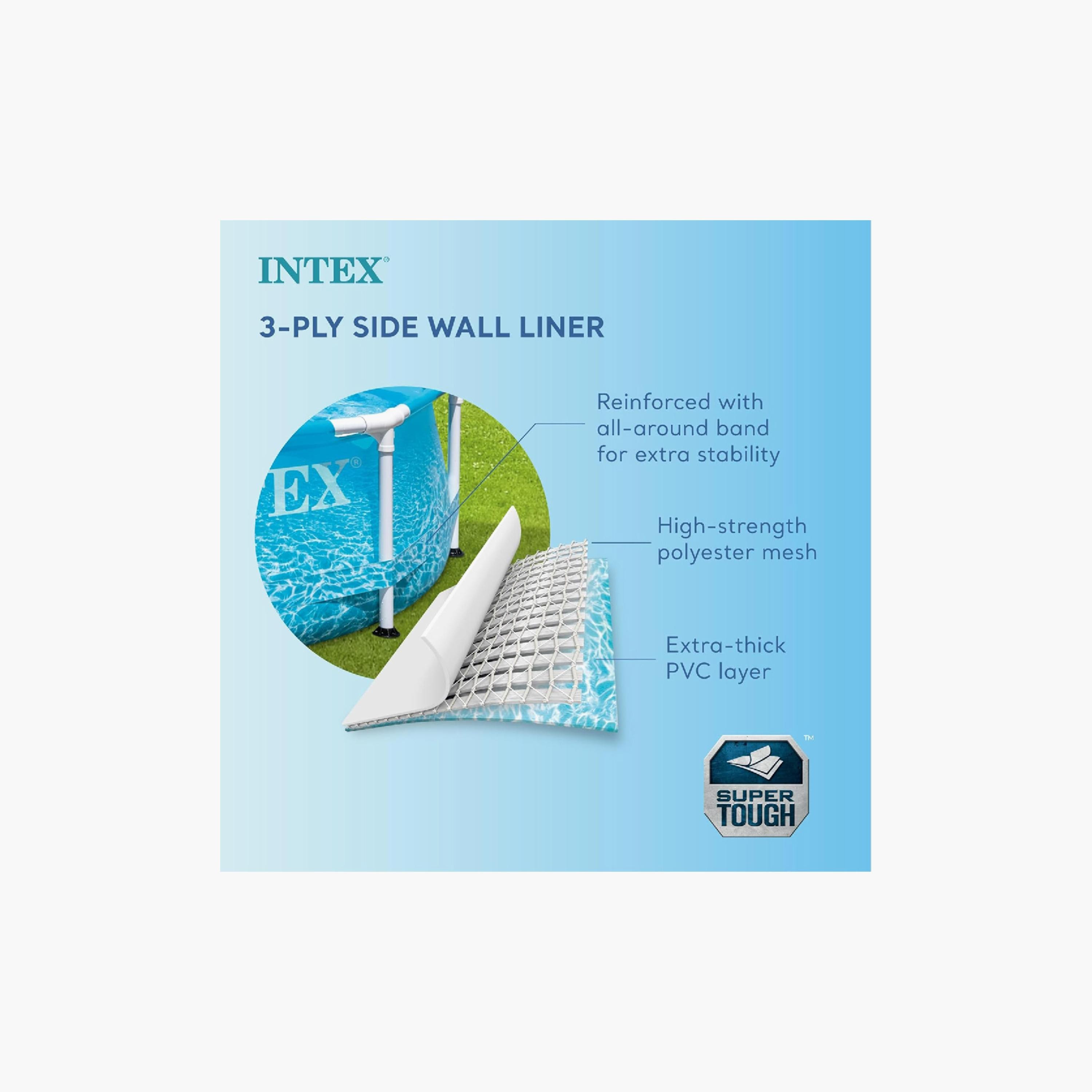 Intex Beachside Metal Frame Pool - 10 x 10 x 2.5 ft-toys-outdoor-poolandbeach-floatsandboats-image-4