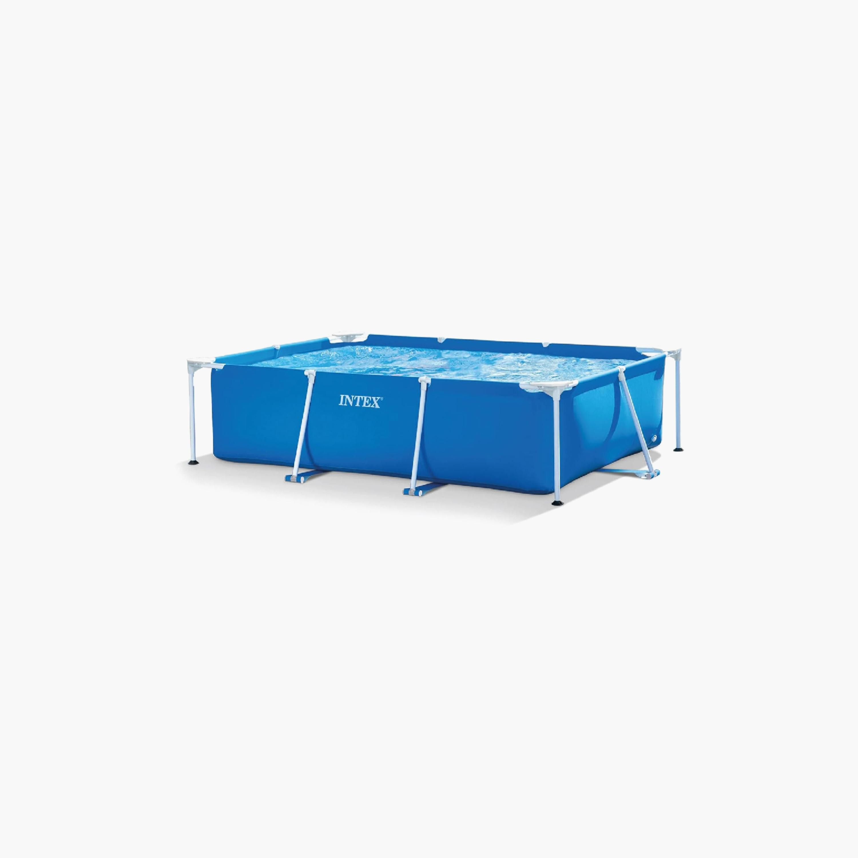 Intex Rectangular Frame Pool - 7.22 x 4.92 x 1.97 ft - 6 Years+-toys-outdoor-poolandbeach-floatsandboats-image-1