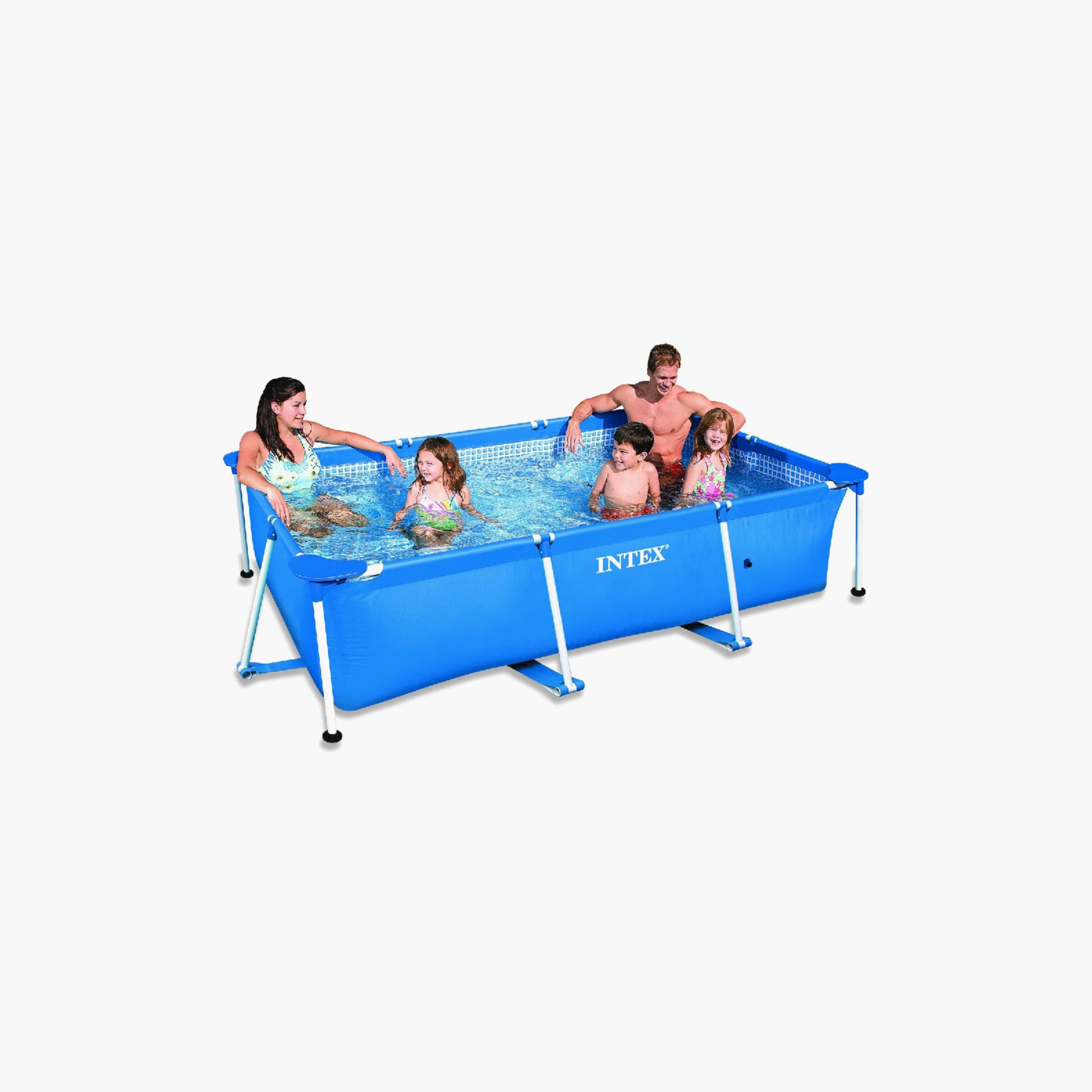 Intex Rectangular Frame Pool - 7.22 x 4.92 x 1.97 ft - 6 Years+-toys-outdoor-poolandbeach-floatsandboats-image-2