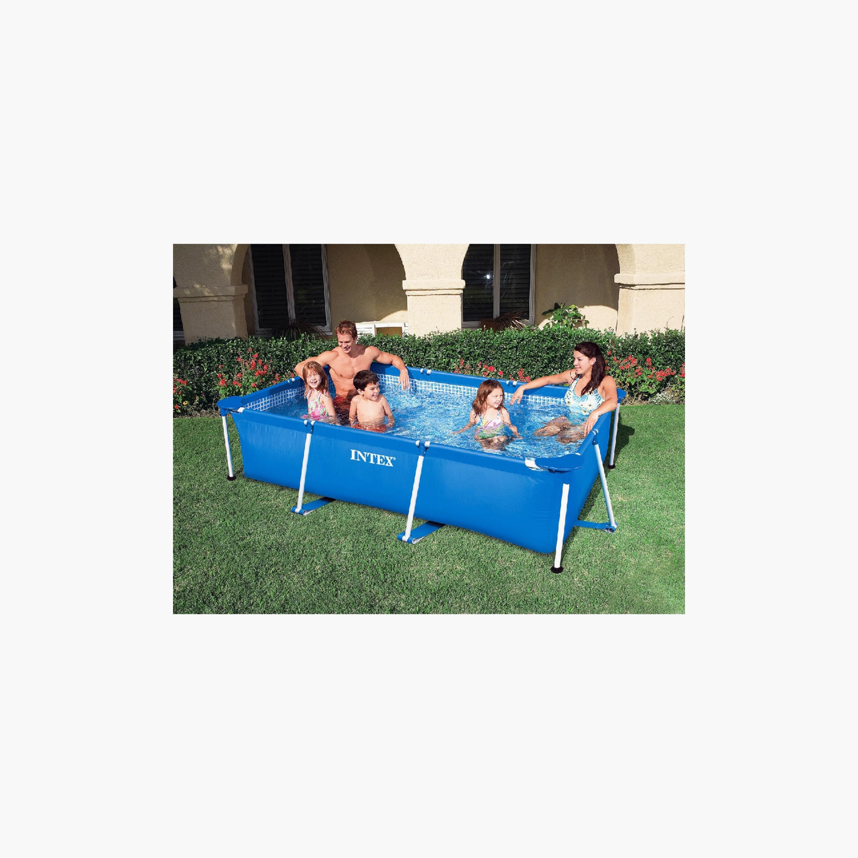 Intex Rectangular Frame Pool - 8.53 x 5.25 x 2.13 ft - 6 Years+-toys-outdoor-poolandbeach-floatsandboats-image-3