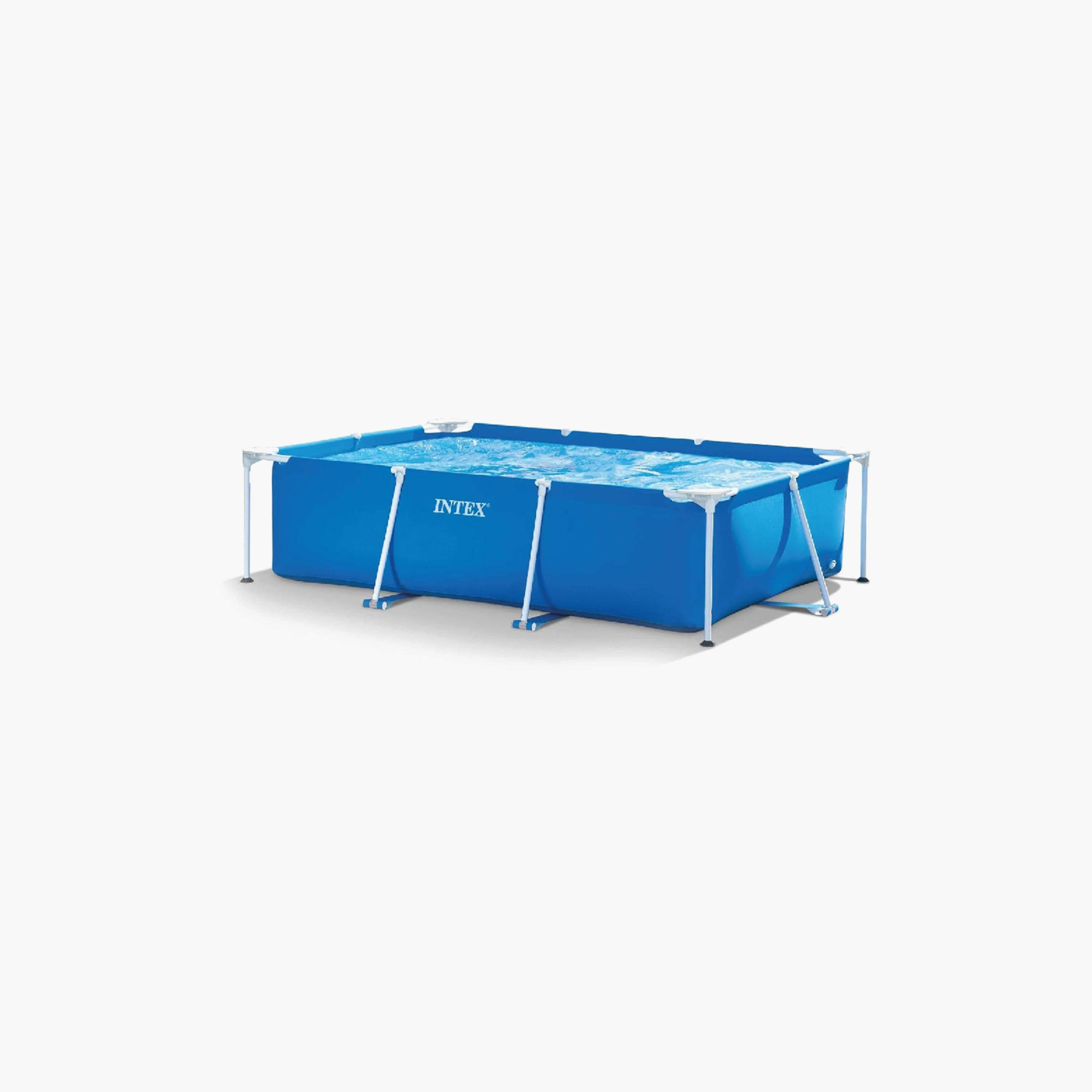 Intex Rectangular Frame Pool - 9.84 x 6.56 x 2.46 ft-toys-outdoor-poolandbeach-floatsandboats-image-1