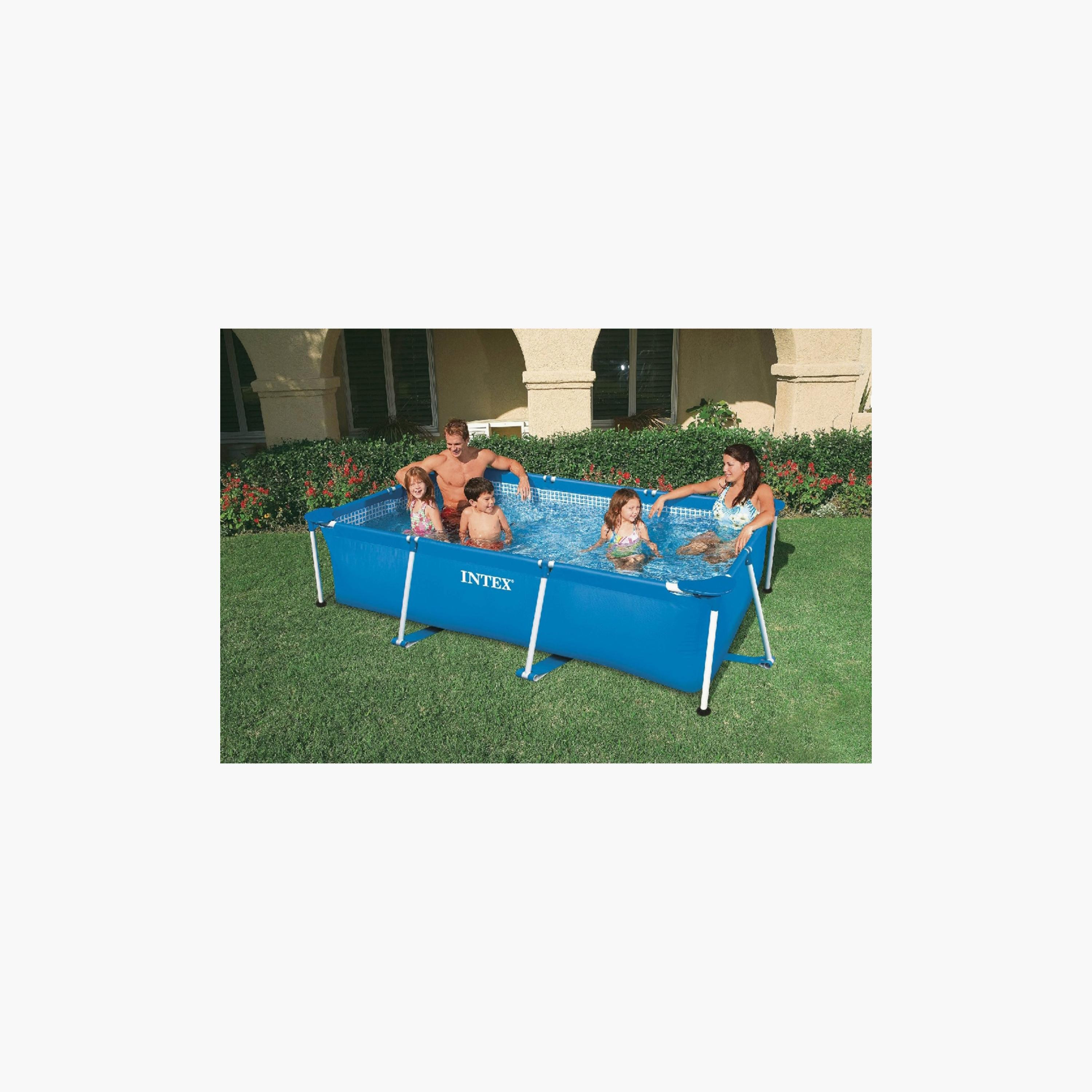 Intex Rectangular Frame Pool - 9.84 x 6.56 x 2.46 ft-toys-outdoor-poolandbeach-floatsandboats-image-2