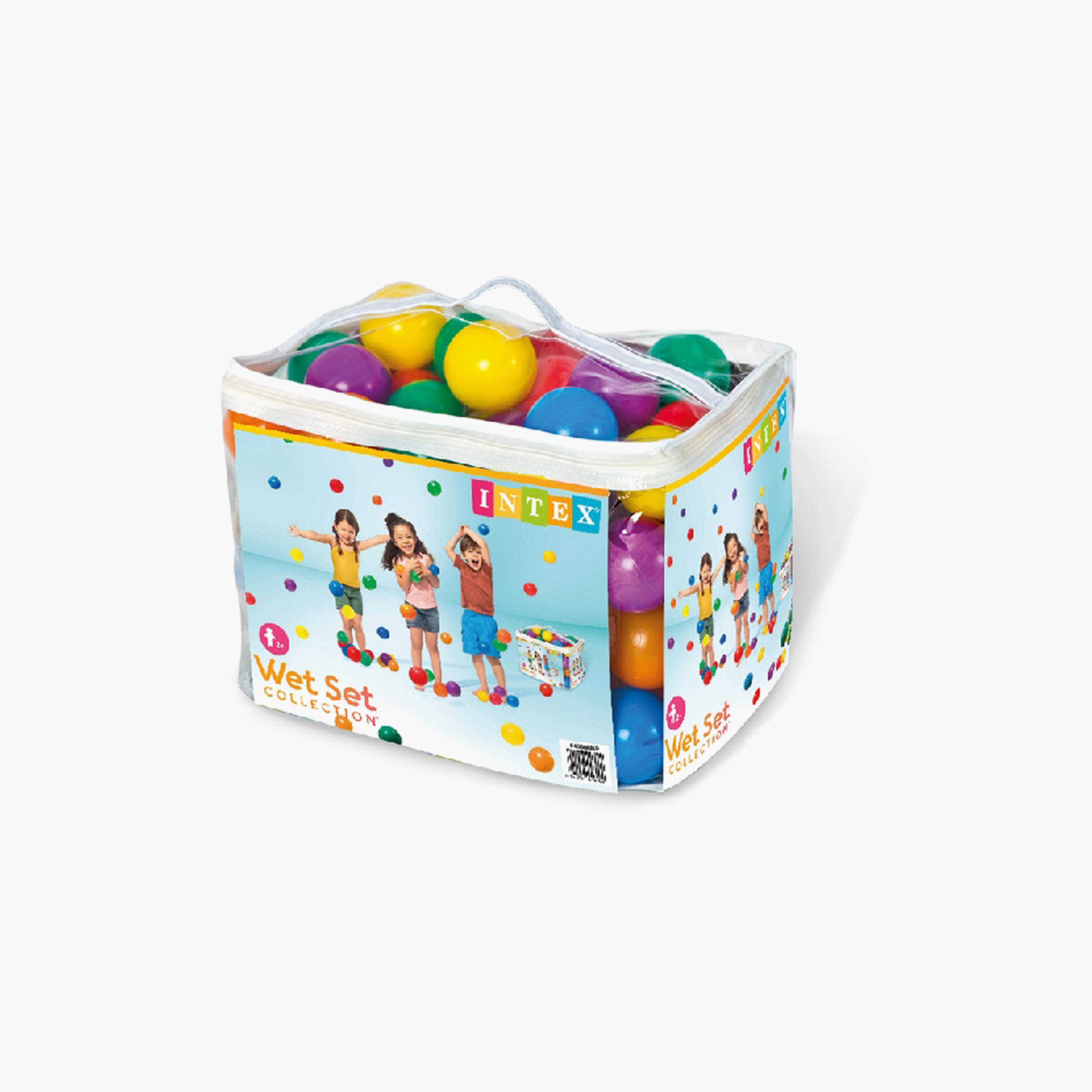 Intex 100-Piece Fun Balls - 8 cm - Multicolour-toys-outdoor-sports-image-2