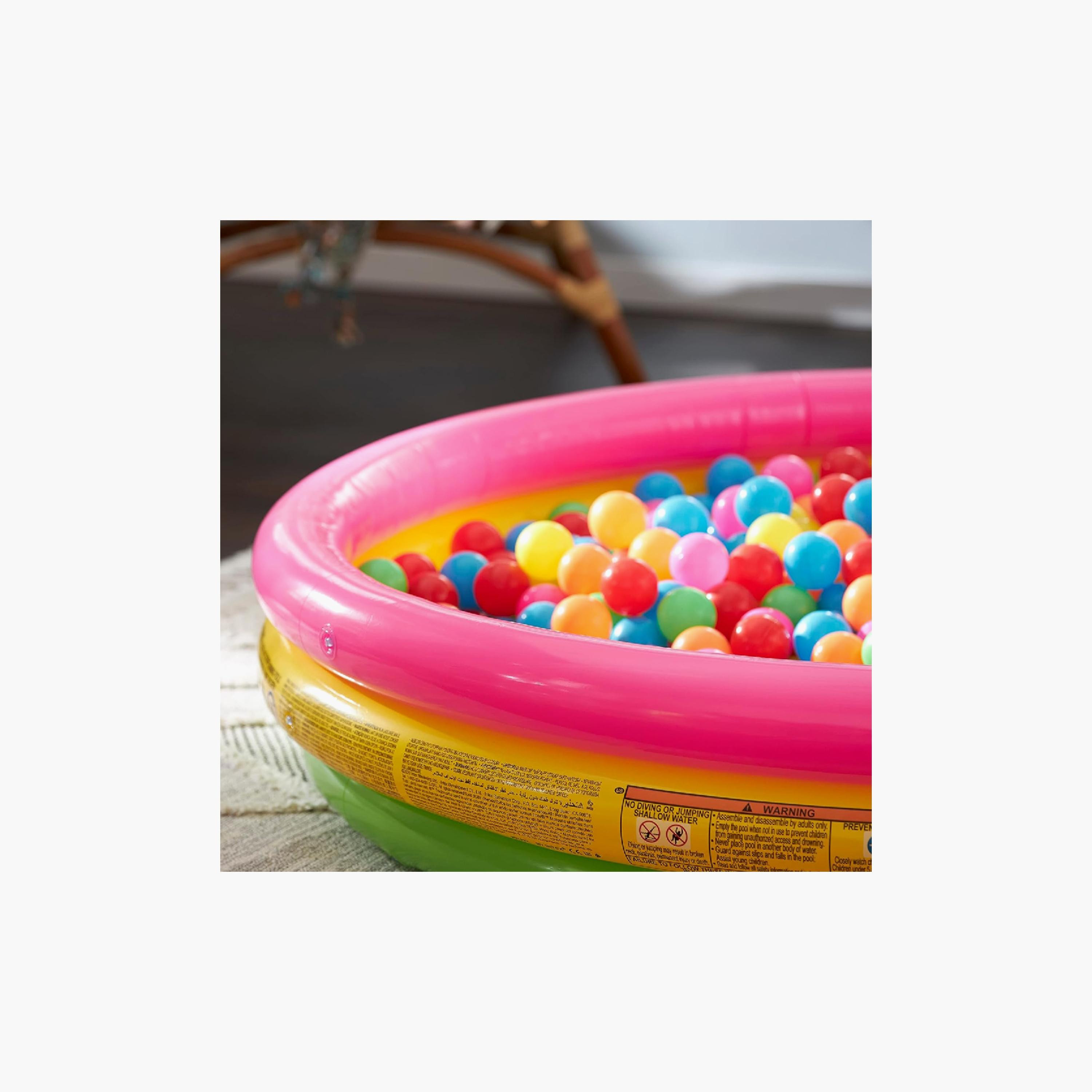 حوض سباحة قابل للنفخ بثلاث حلقات مع رقعة إصلاح - 4.82 × 1.08 قدم من إنتكس-toys-outdoor-poolandbeach-pools-image-4