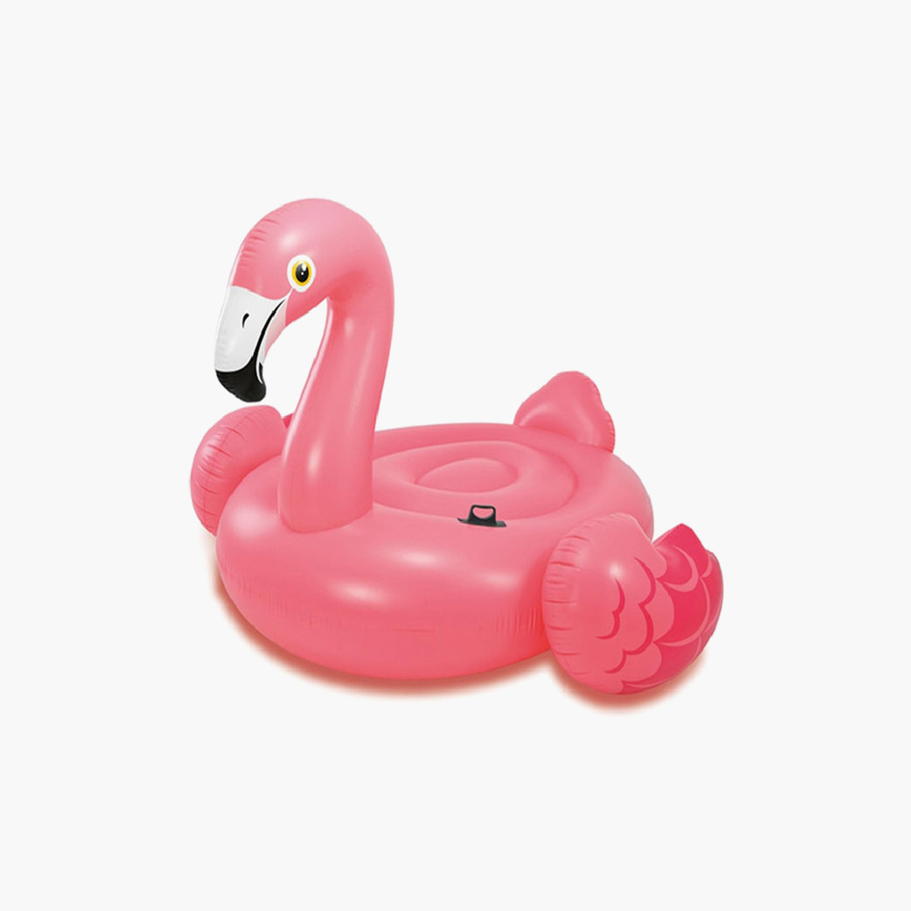 Intex Flamingo Pool Ride On Float with Repair Patch - 4.82 x 4.59 x 3.08 ft-toys-outdoor-poolandbeach-floatsandboats-image-2