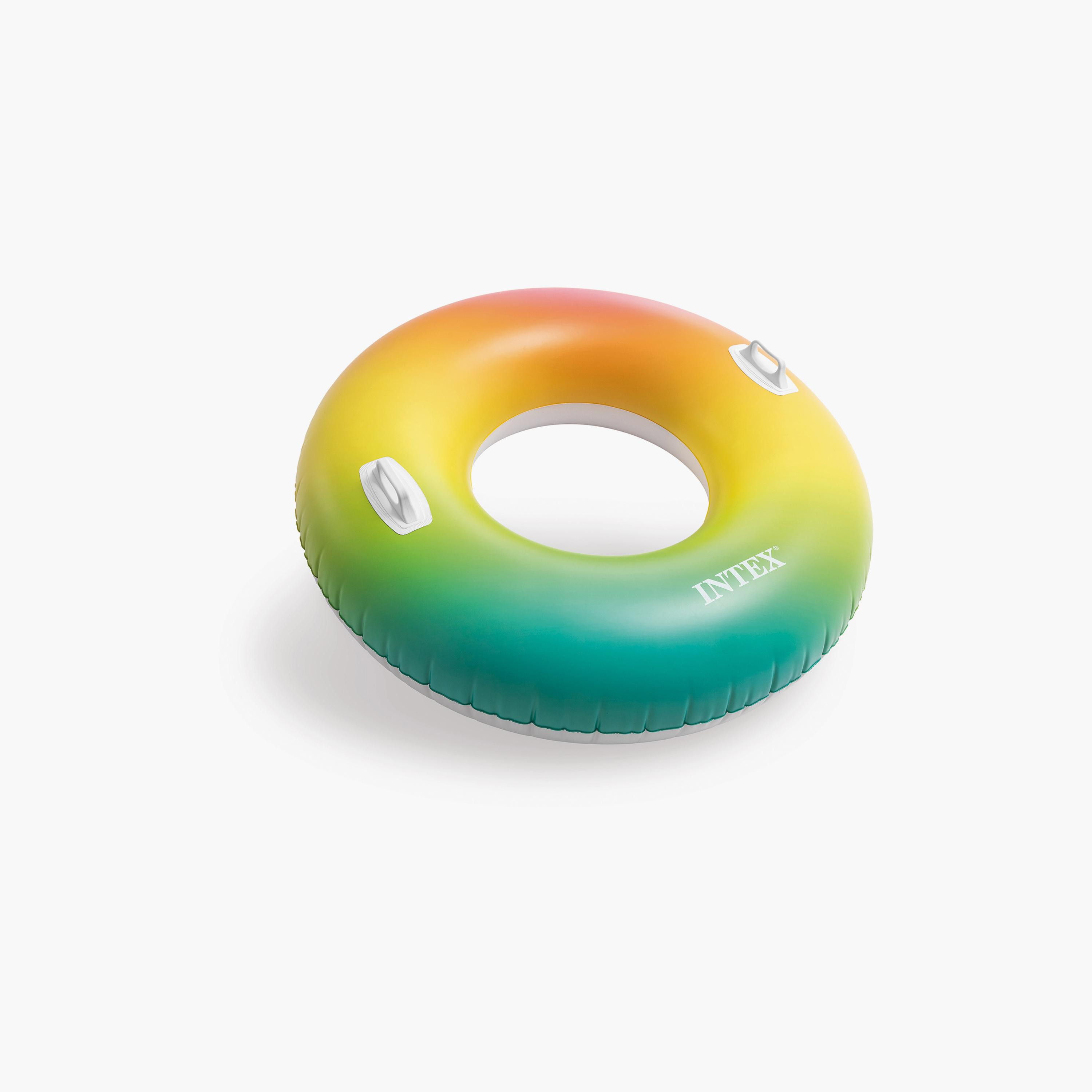 Intex Colour Whirl Inflatable Tube - 4.0 x 4.0 ft-toys-outdoor-poolandbeach-poolaccessories-image-1