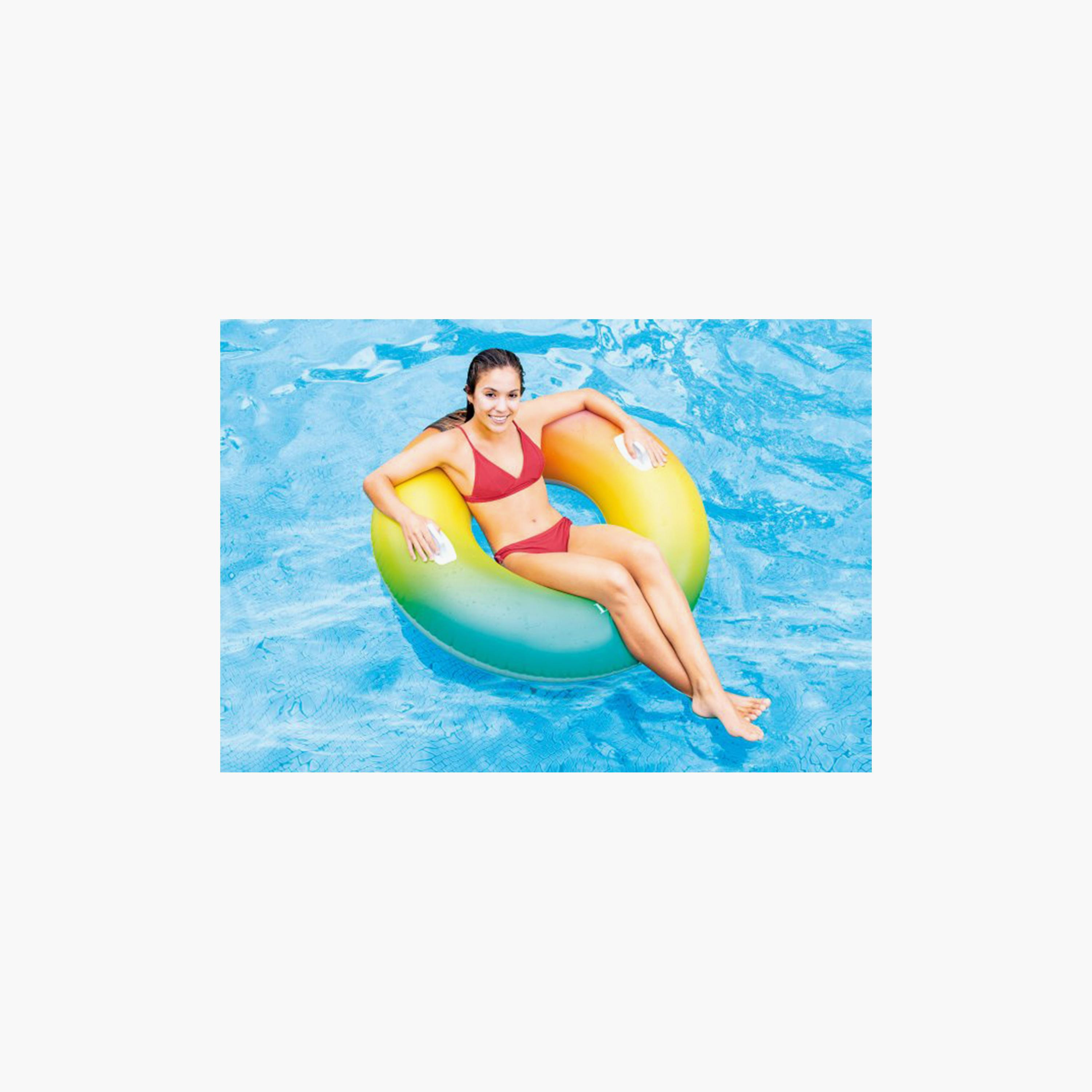 Intex Colour Whirl Inflatable Tube - 4.0 x 4.0 ft-toys-outdoor-poolandbeach-poolaccessories-image-3