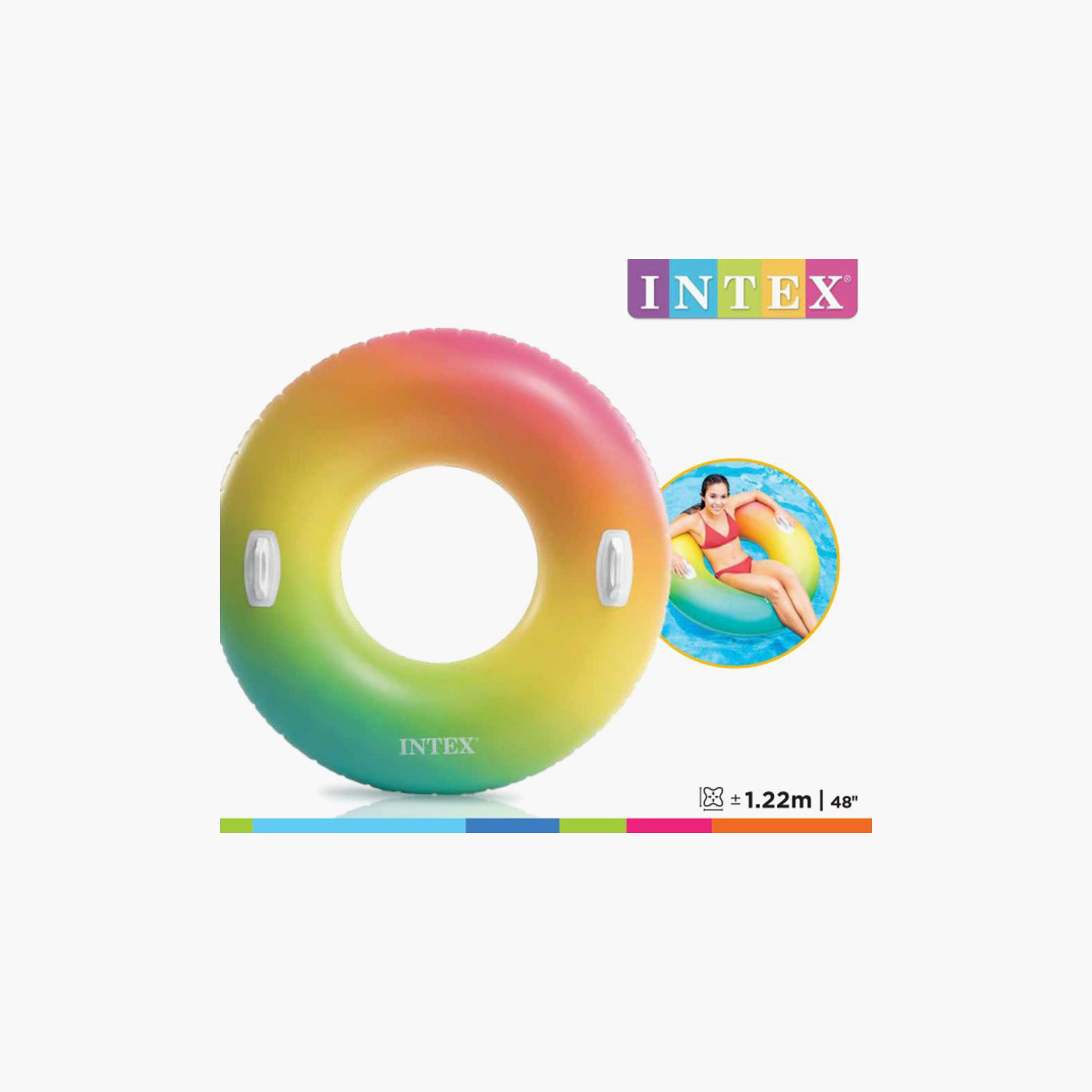 Intex Colour Whirl Inflatable Tube - 4.0 x 4.0 ft-toys-outdoor-poolandbeach-poolaccessories-image-4