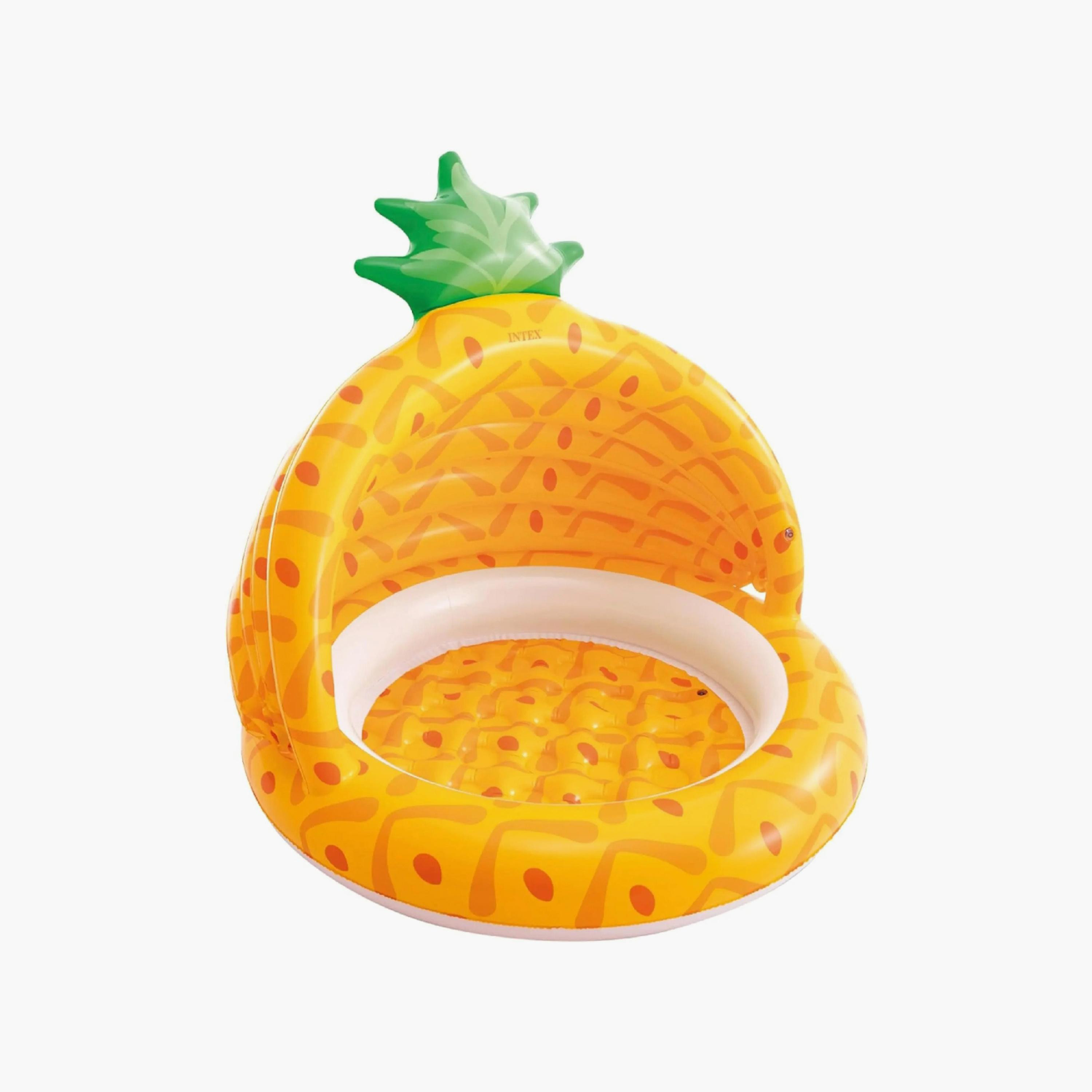 Intex Pineapple Inflatable Baby Pool - 3.35 x 3.08 ft-toys-outdoor-poolandbeach-poolaccessories-image-1