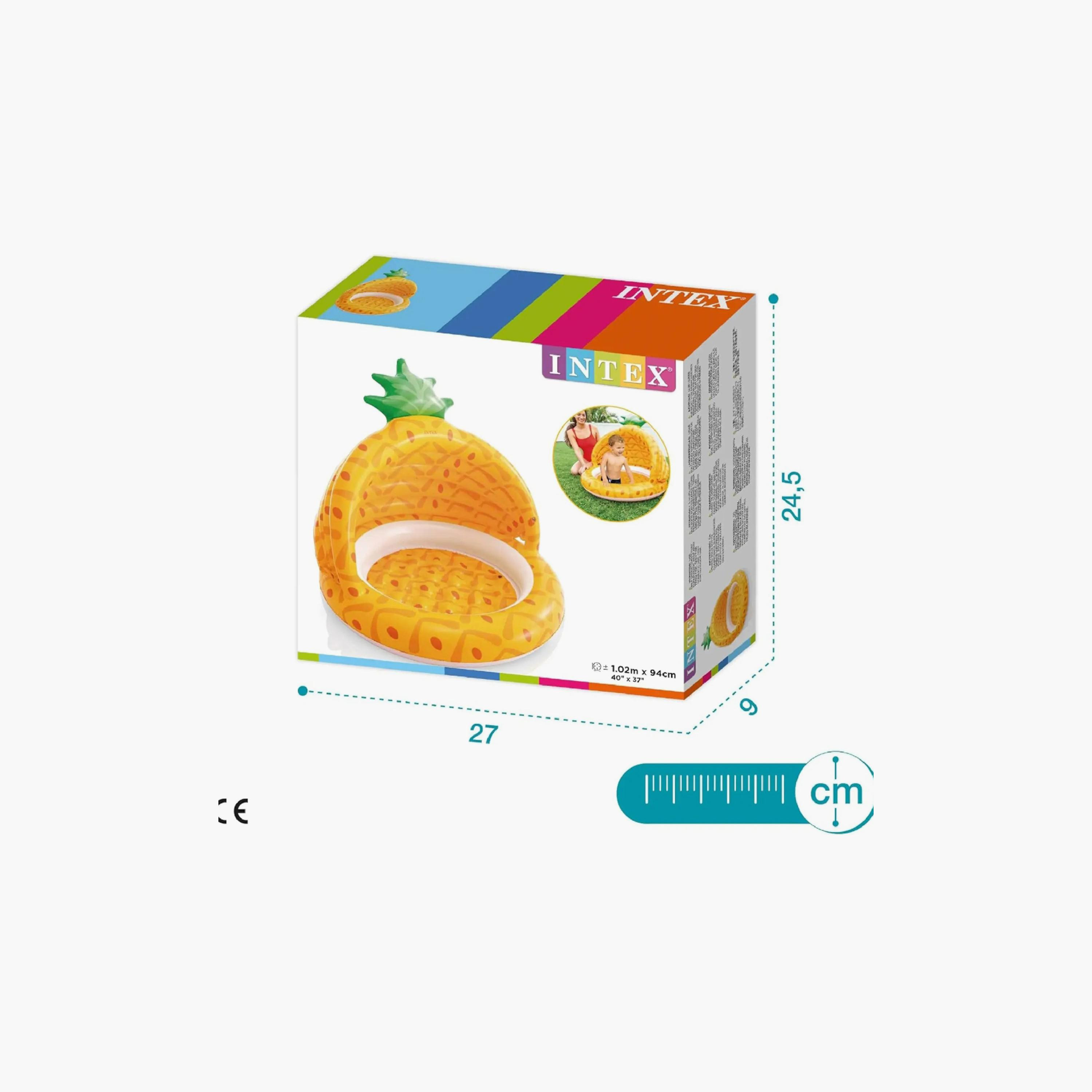 Intex Pineapple Inflatable Baby Pool - 3.35 x 3.08 ft-toys-outdoor-poolandbeach-poolaccessories-image-3
