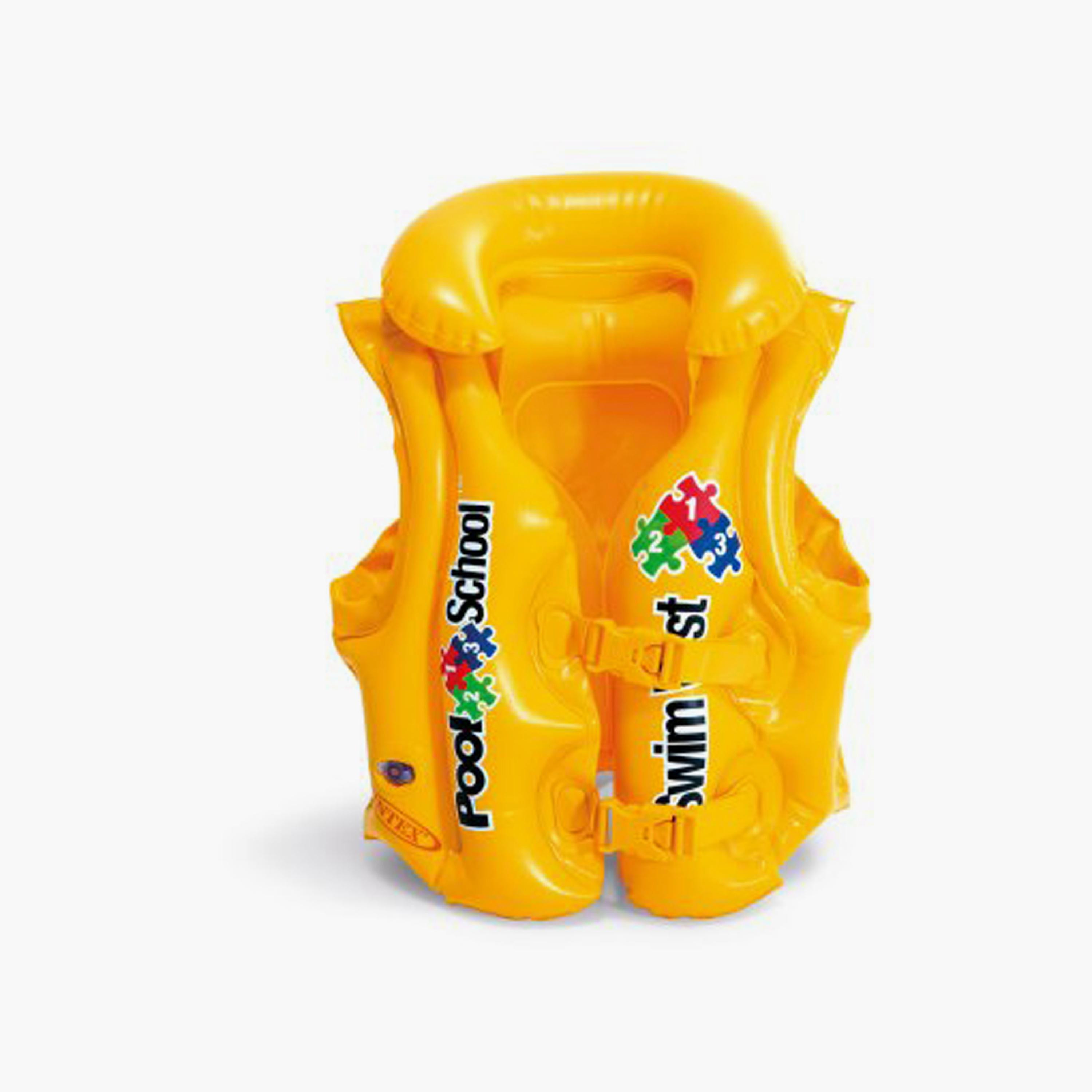 Intex Pool School Swim Vest - Yellow-toys-outdoor-poolandbeach-poolaccessories-image-1