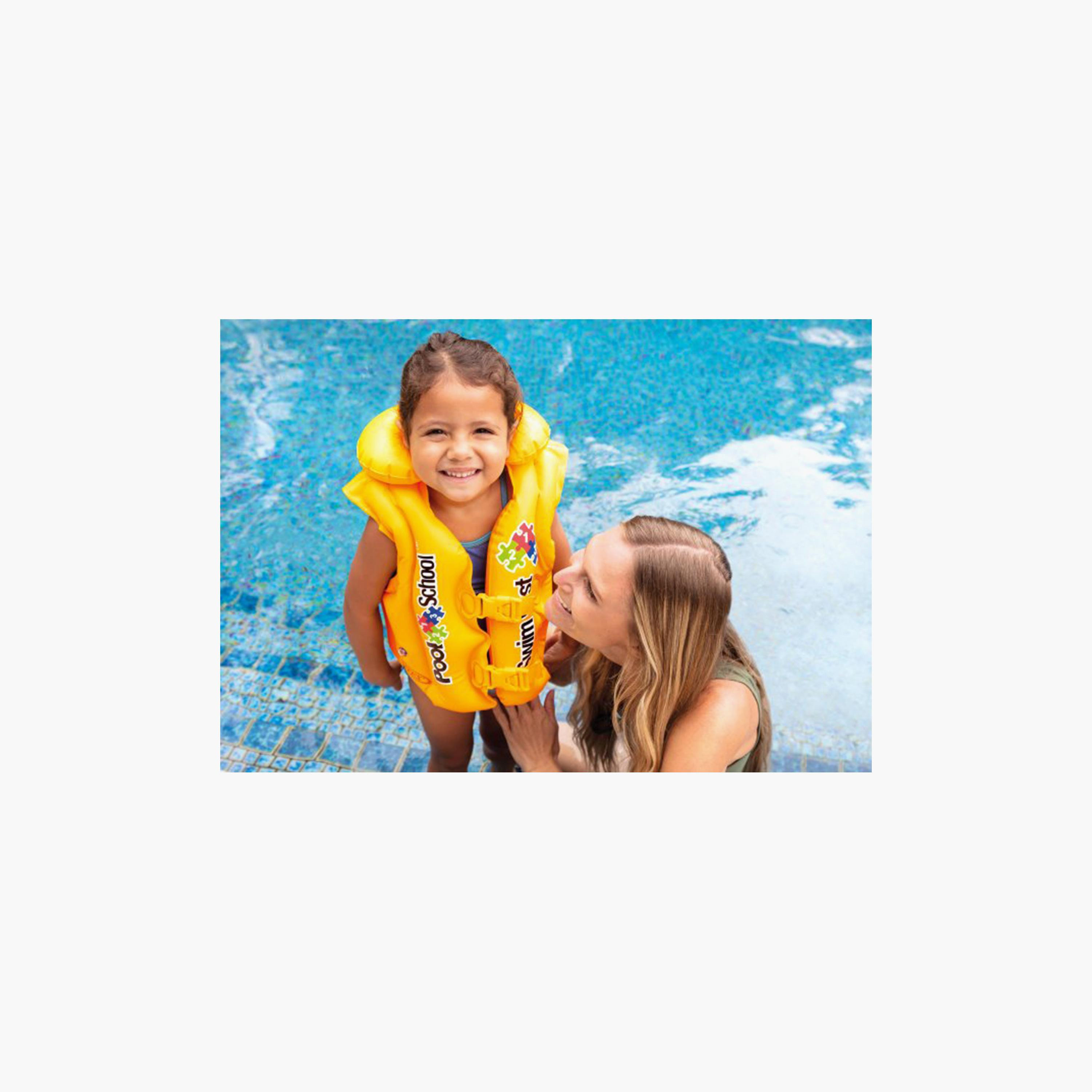 Intex Pool School Swim Vest - Yellow-toys-outdoor-poolandbeach-poolaccessories-image-2