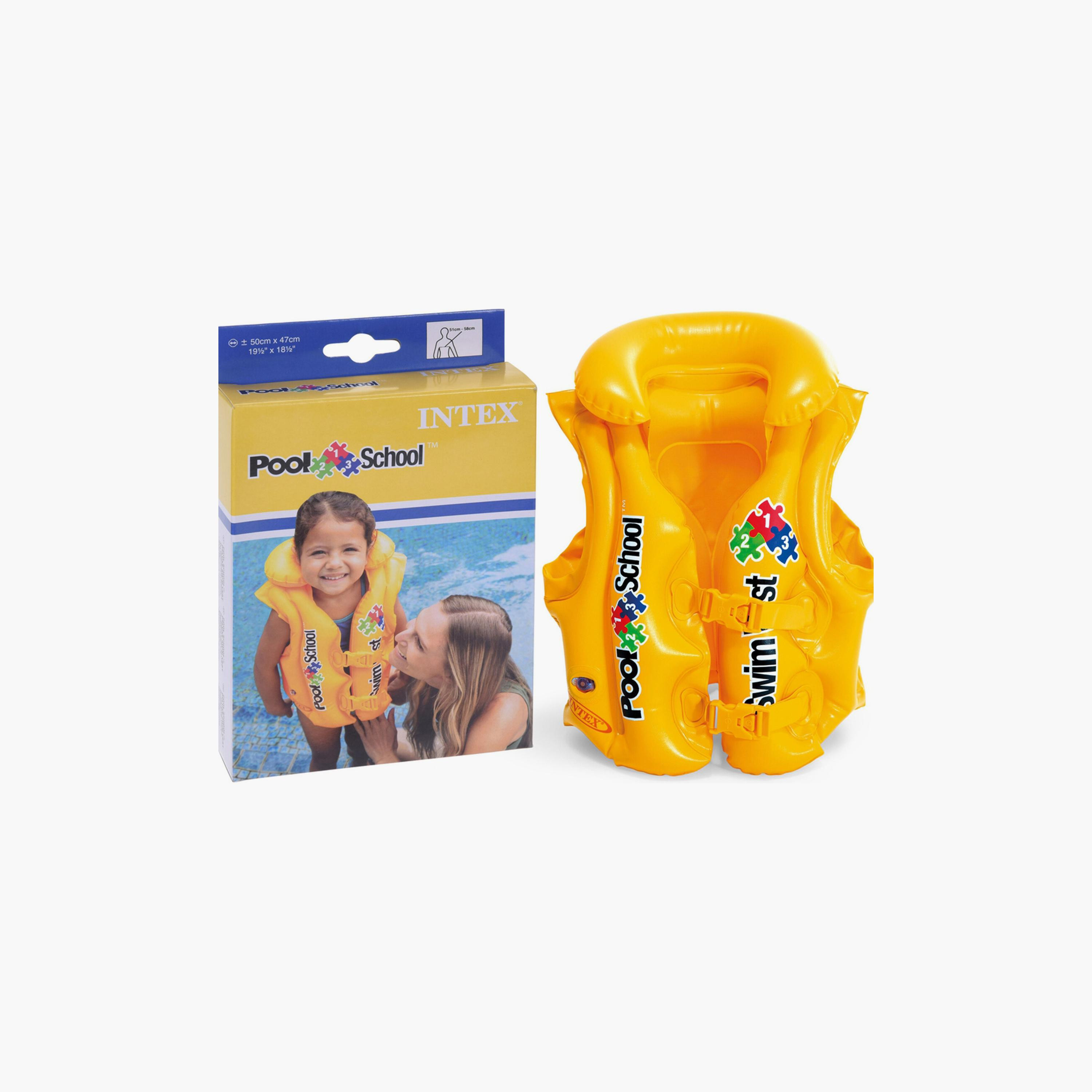 Intex Pool School Swim Vest - Yellow-toys-outdoor-poolandbeach-poolaccessories-image-3