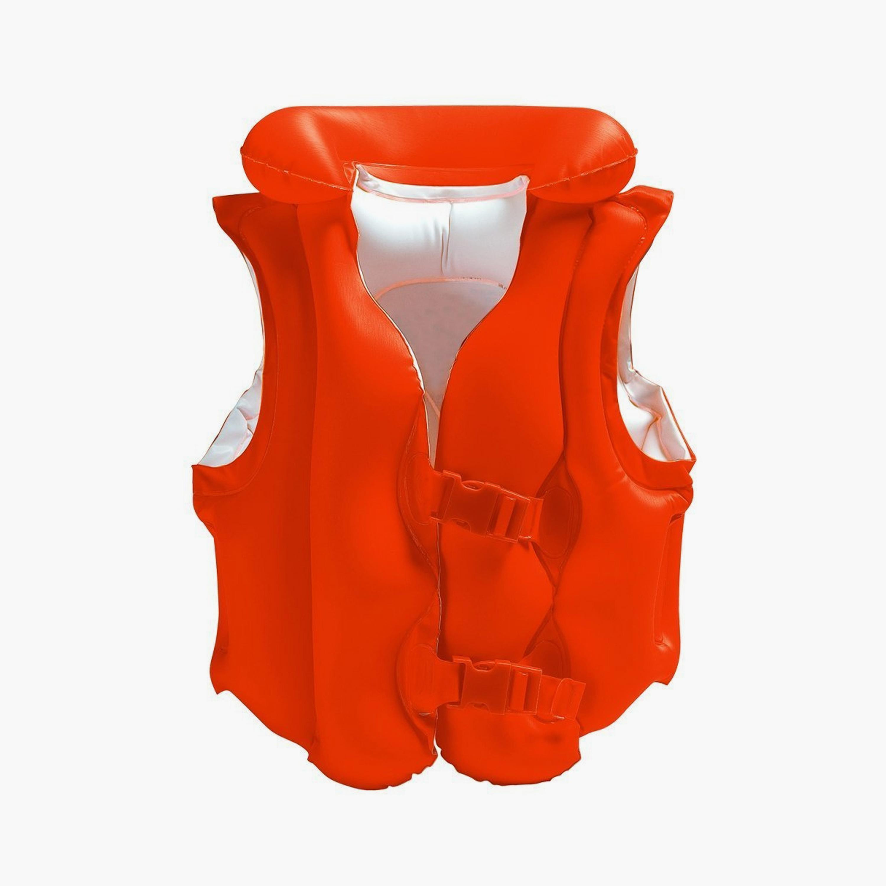 سترة سباحة فاخرة - حمراء من إنتكس-toys-outdoor-poolandbeach-poolaccessories-image-1