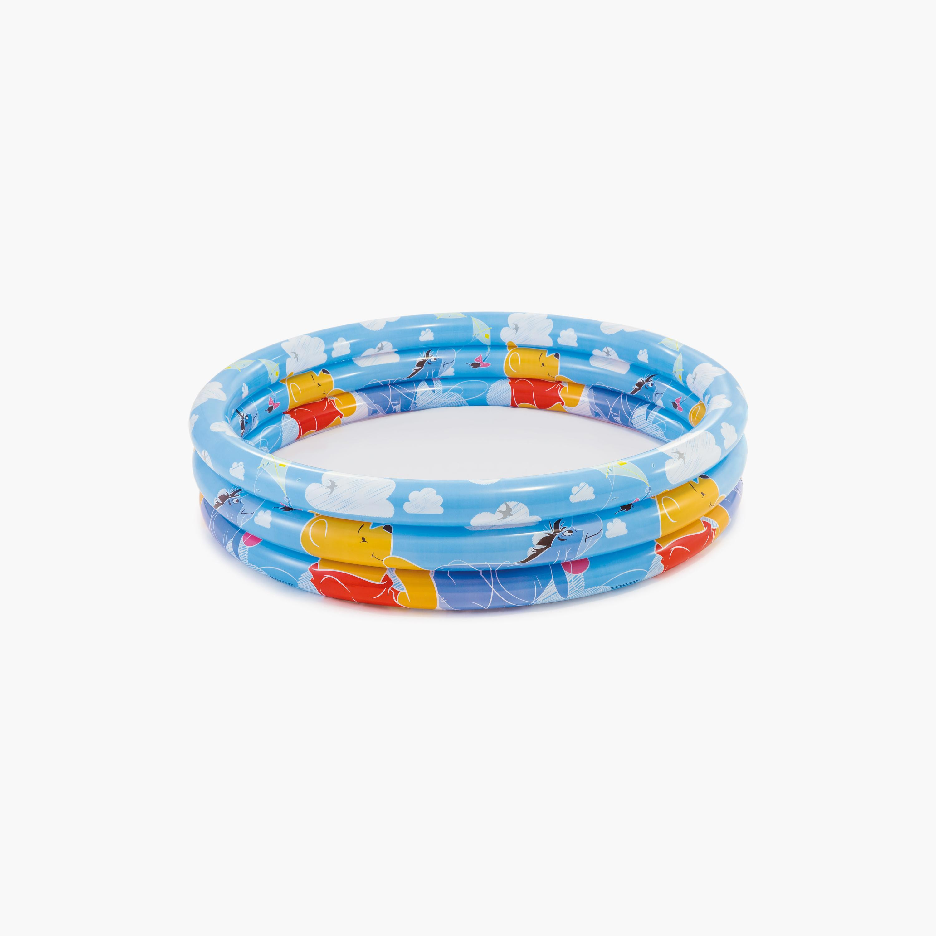 Intex Winnie The Pooh Inflatable Pool - 4.8 x 4.8 x 1.1 ft-toys-outdoor-poolandbeach-poolaccessories-image-1