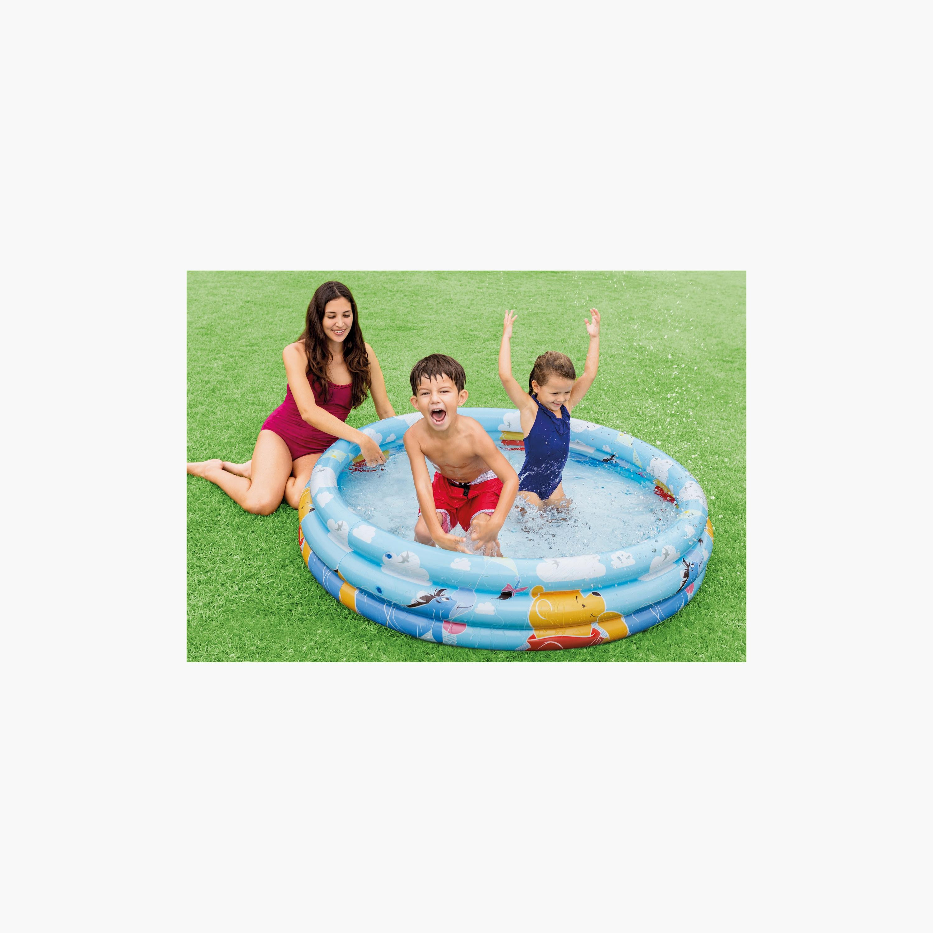 Intex Winnie The Pooh Inflatable Pool - 4.8 x 4.8 x 1.1 ft-toys-outdoor-poolandbeach-poolaccessories-image-4