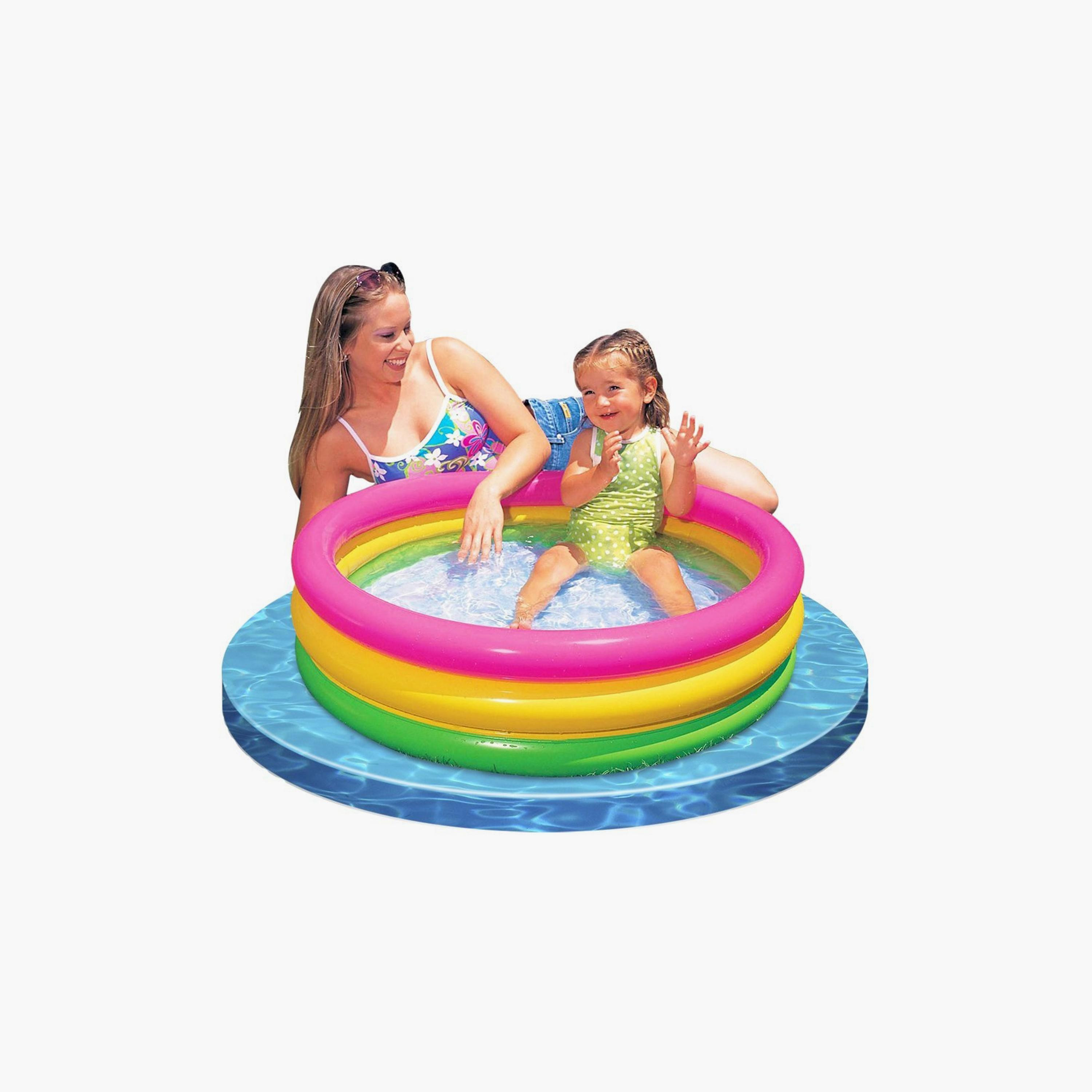 Intex 3 Ring Sunset Glow Inflatable Baby Pool - 2.8 x 2.8 x 0.8 ft-toys-outdoor-poolandbeach-poolaccessories-image-3