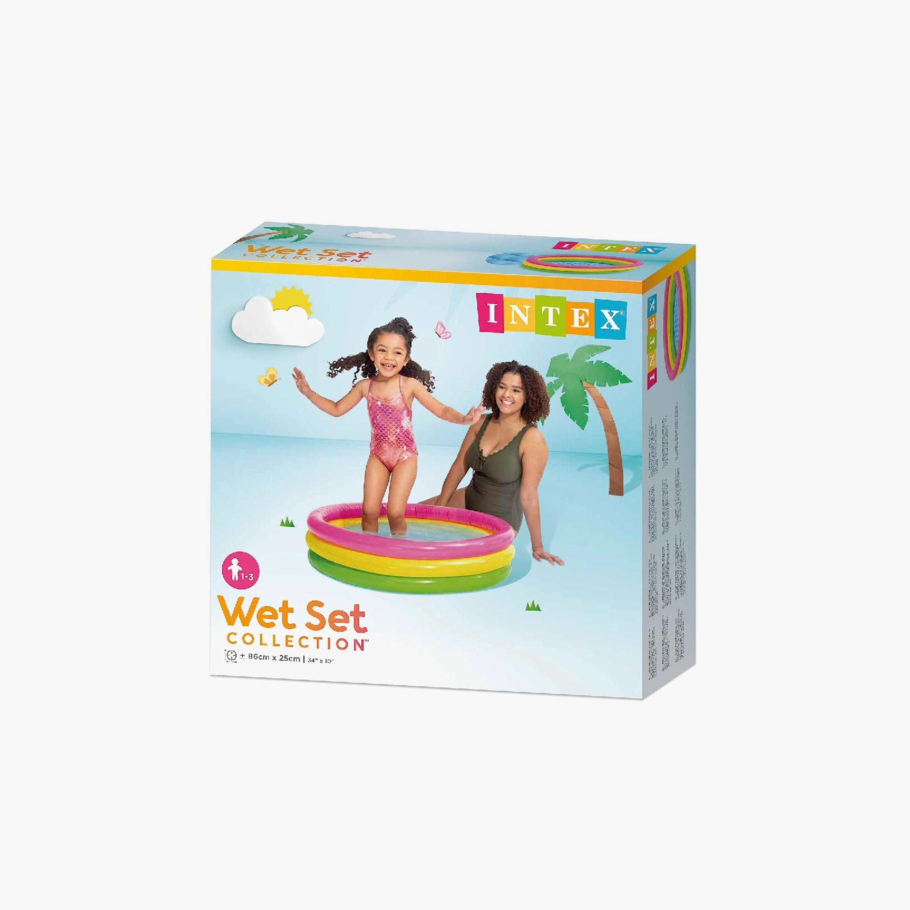 Intex 3 Ring Sunset Glow Inflatable Baby Pool - 2.8 x 2.8 x 0.8 ft-toys-outdoor-poolandbeach-poolaccessories-image-4
