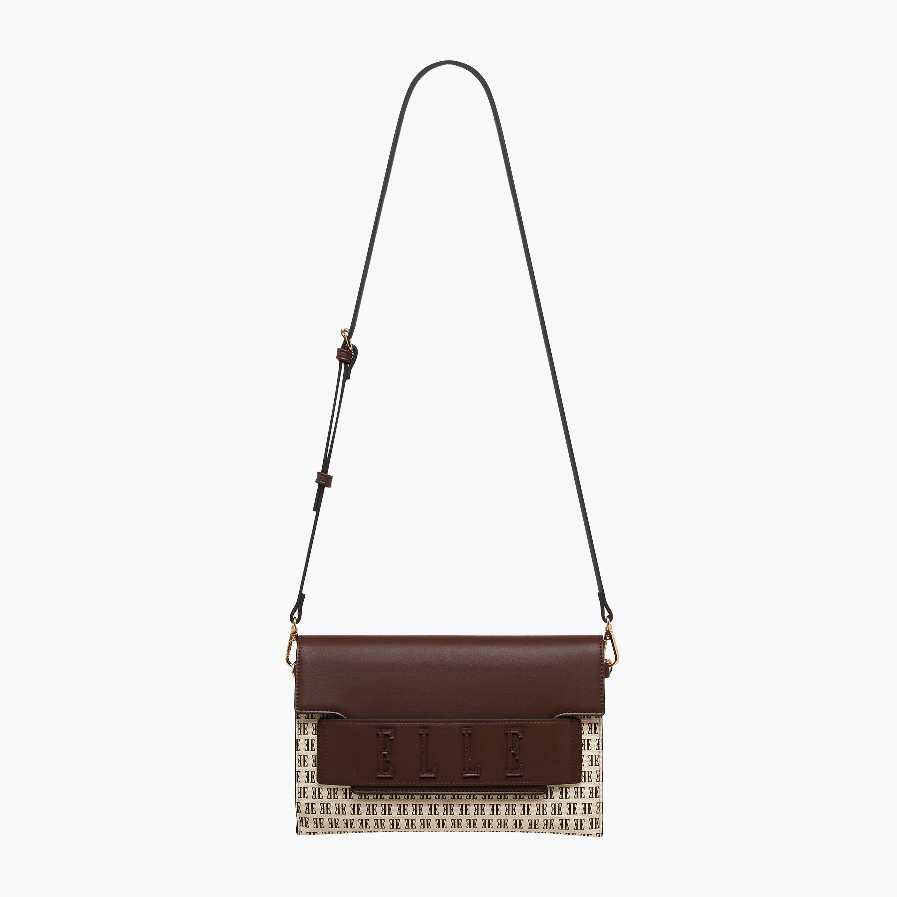 شنطة كروس بودي بطبعات مونوجرام مع حزام قابل للفصل من إيل-women-bagsandwallets-handbags-image-3