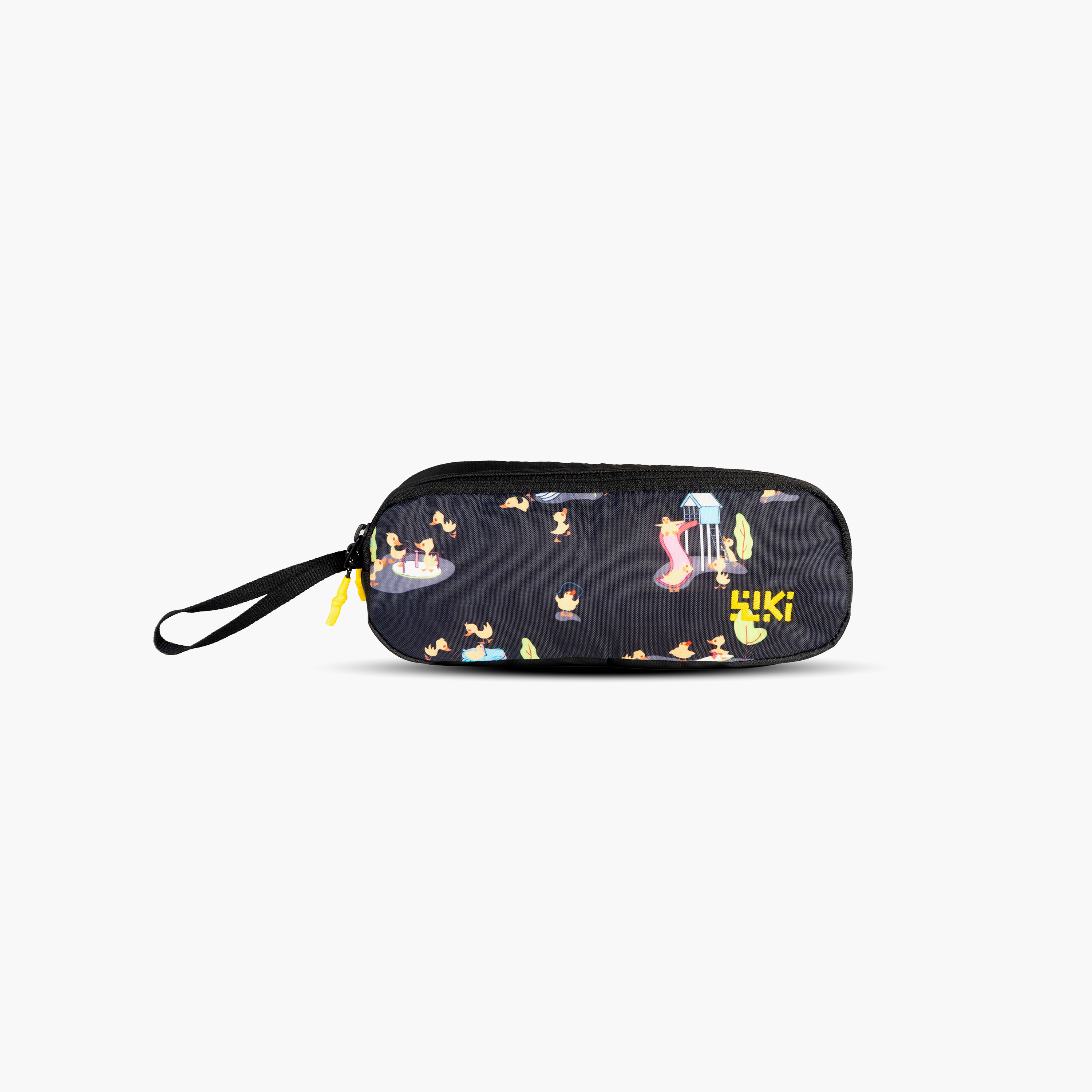 مقلمة بطبعات بط بقسيمين وسحّاب إغلاق من وايلدكرافت-school-stationery-pencilcases-image-1