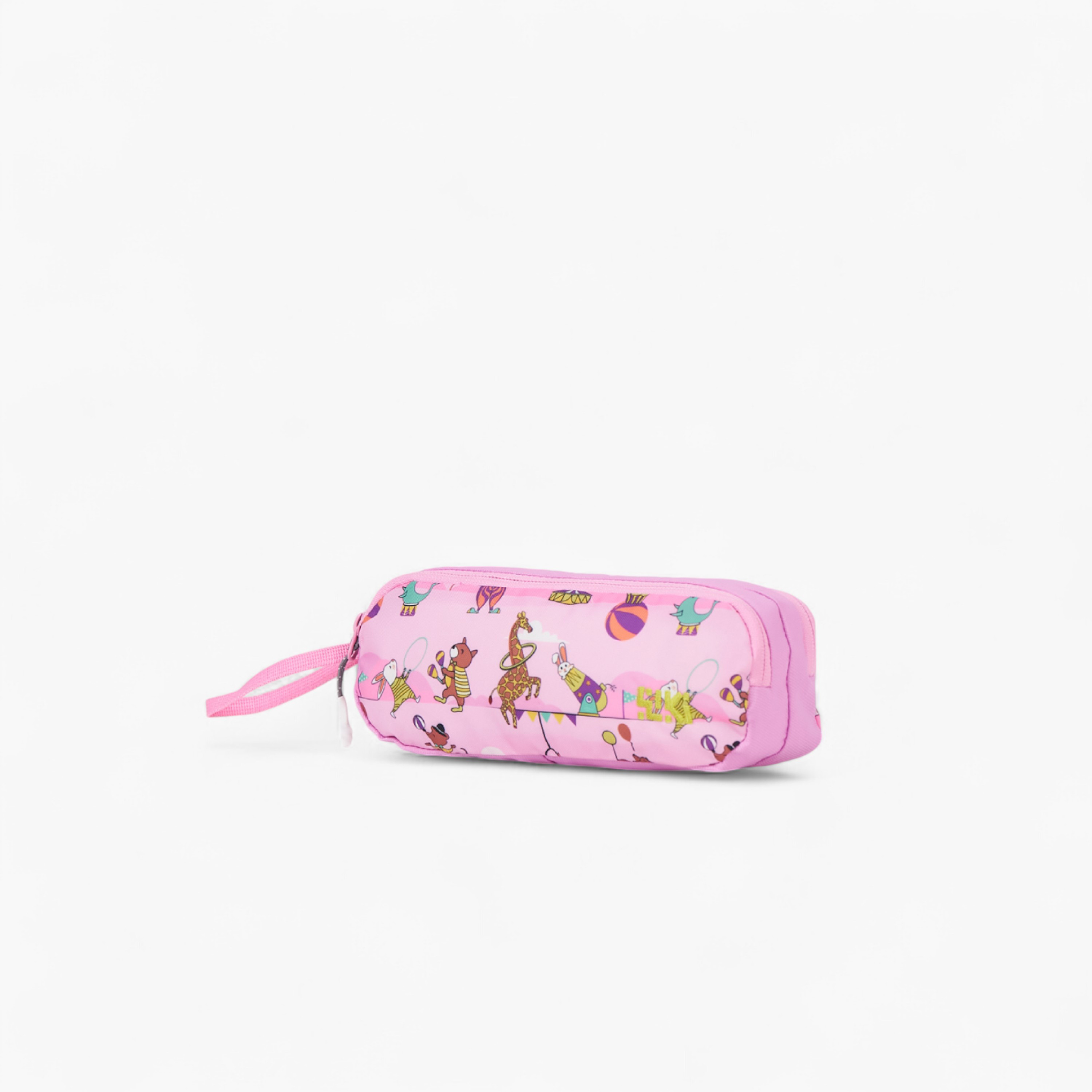مقلمة بقسمين وسحاب إغلاق وطبعات سيرك من وايلدكرافت-school-stationery-pencilcases-image-2