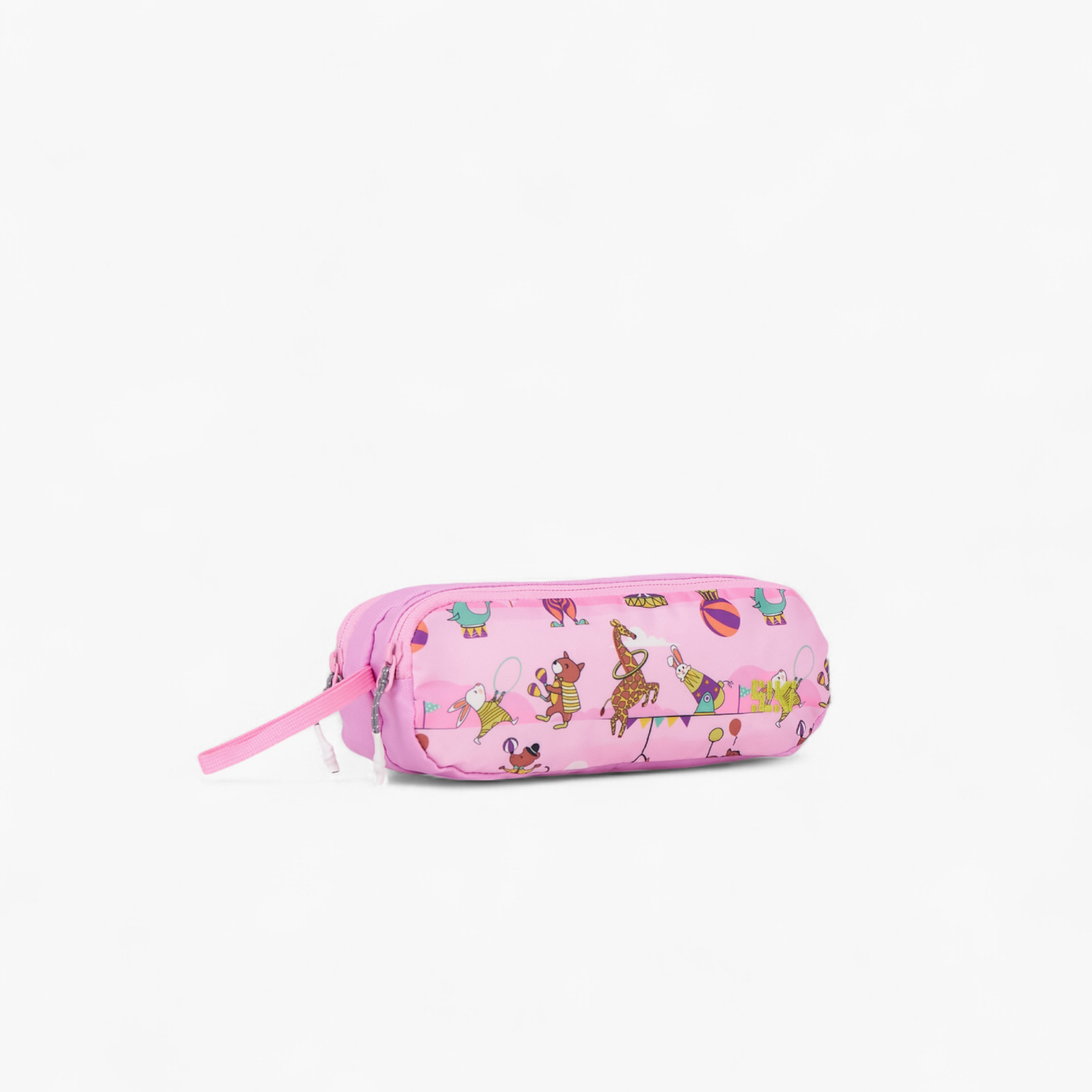 مقلمة بقسمين وسحاب إغلاق وطبعات سيرك من وايلدكرافت-school-stationery-pencilcases-image-3