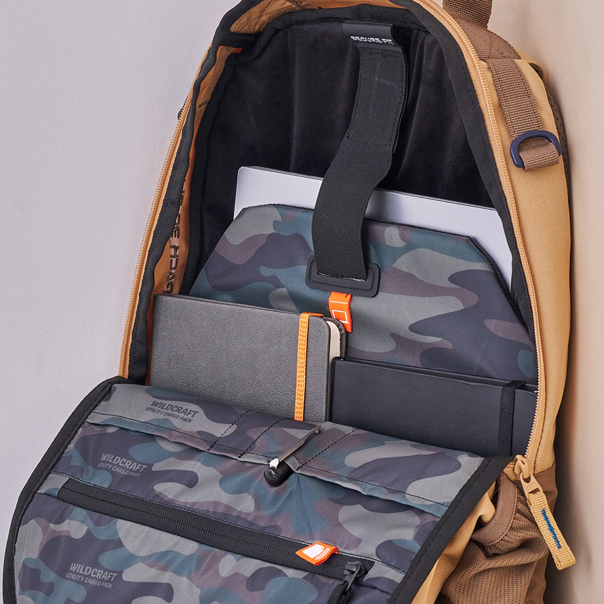 Wildcraft Solid Backpack with Adjustable Straps and Zip Closure - 18x29x49 cms-school-bagsandbackpacks-backpacks-image-11