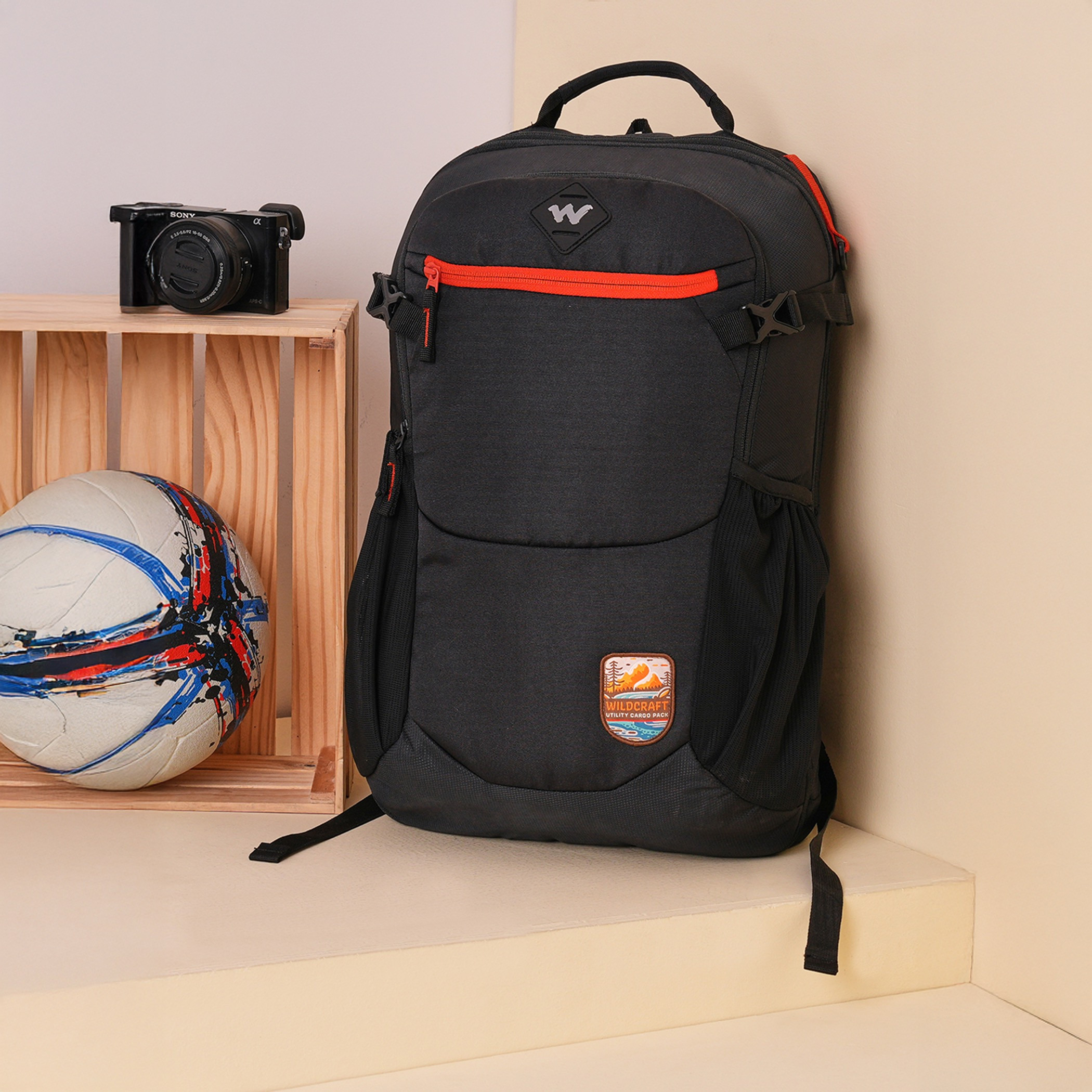 Wildcraft Solid Backpack with Adjustable Shoulder Straps - 24x29x49 cms-school-bagsandbackpacks-backpacks-image-11
