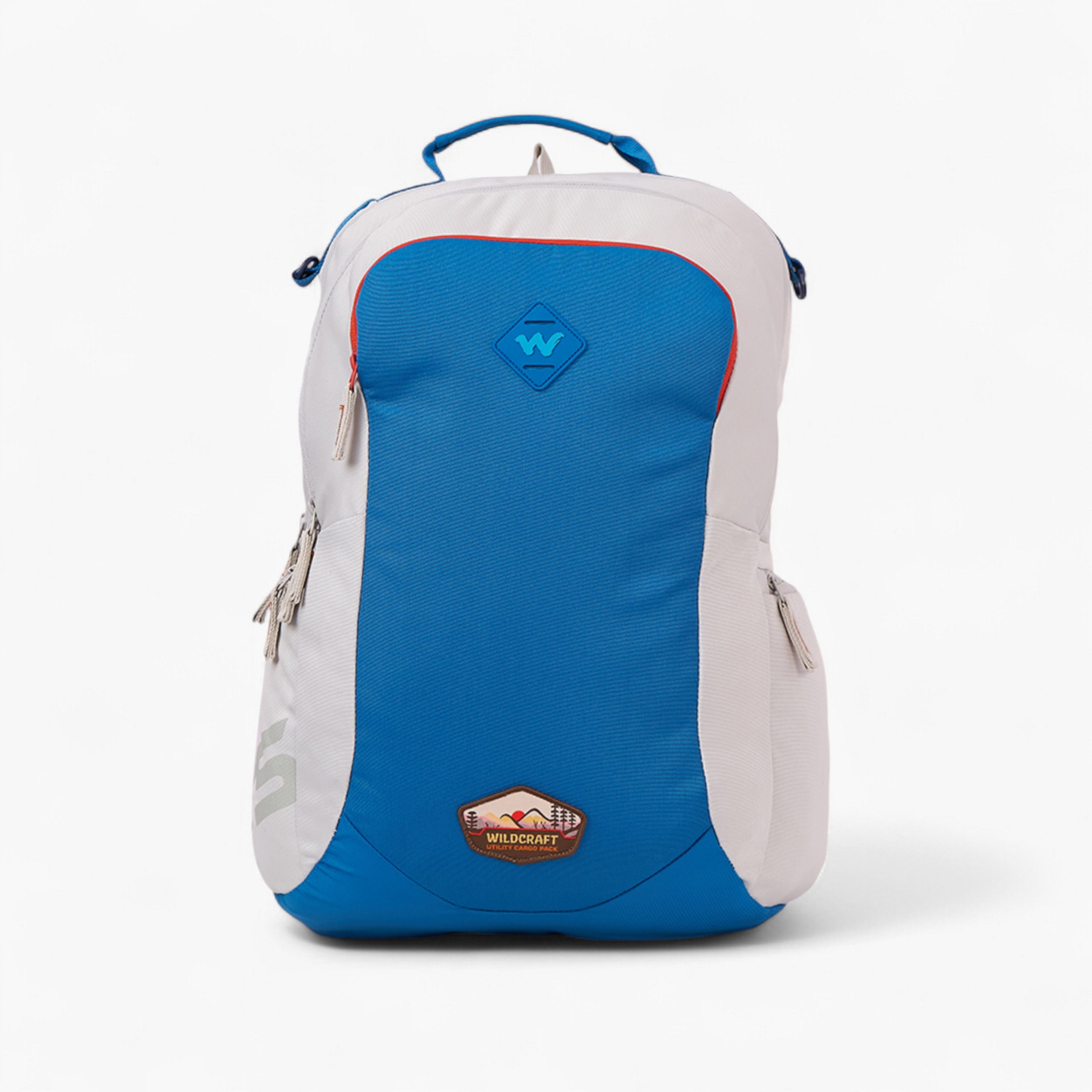 Wildcraft Panelled Backpack with Adjustable Straps and Zip Closure - 20x33x51 cms-school-bagsandbackpacks-backpacks-image-1
