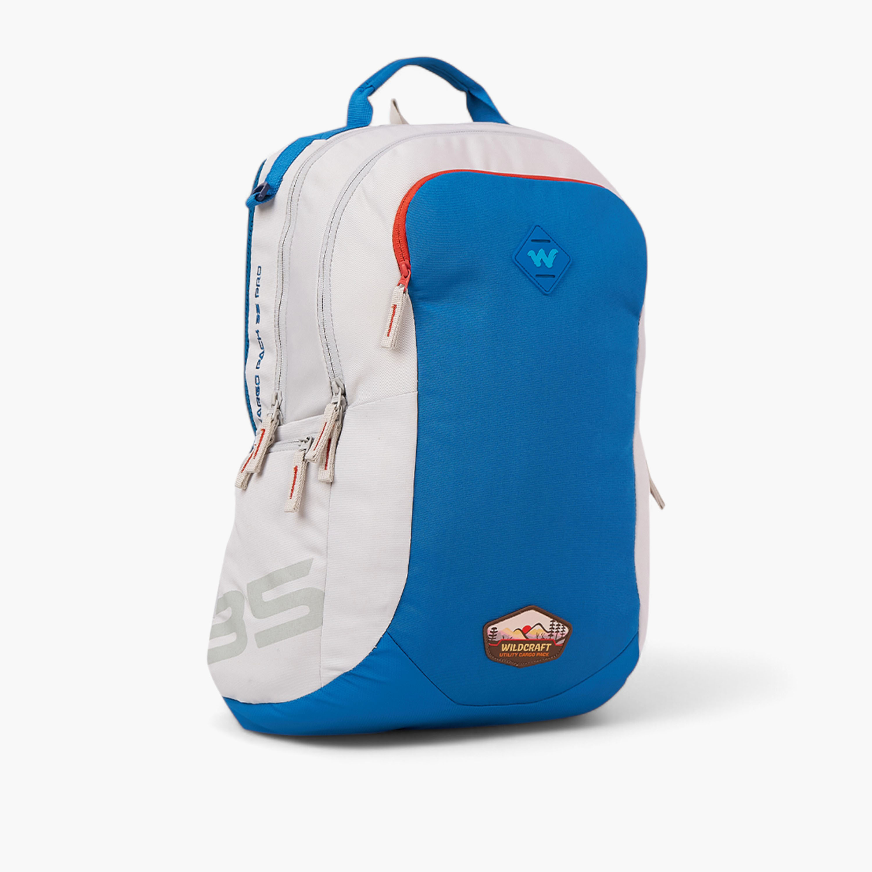 Wildcraft Panelled Backpack with Adjustable Straps and Zip Closure - 20x33x51 cms-school-bagsandbackpacks-backpacks-image-3