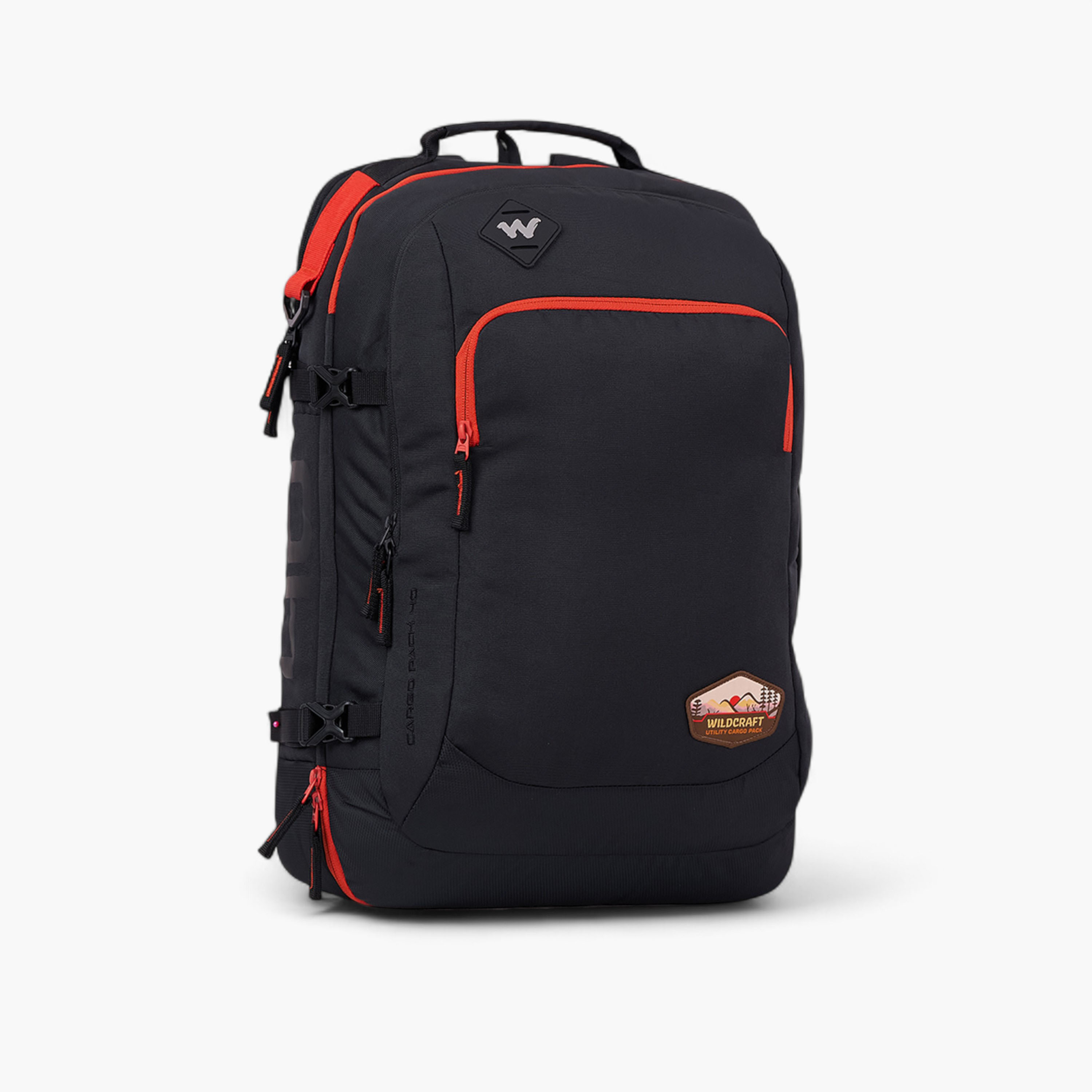Wildcraft Solid Backpack with Adjustable Straps and Zip Closure - 21x33x48 cms-school-bagsandbackpacks-backpacks-image-3